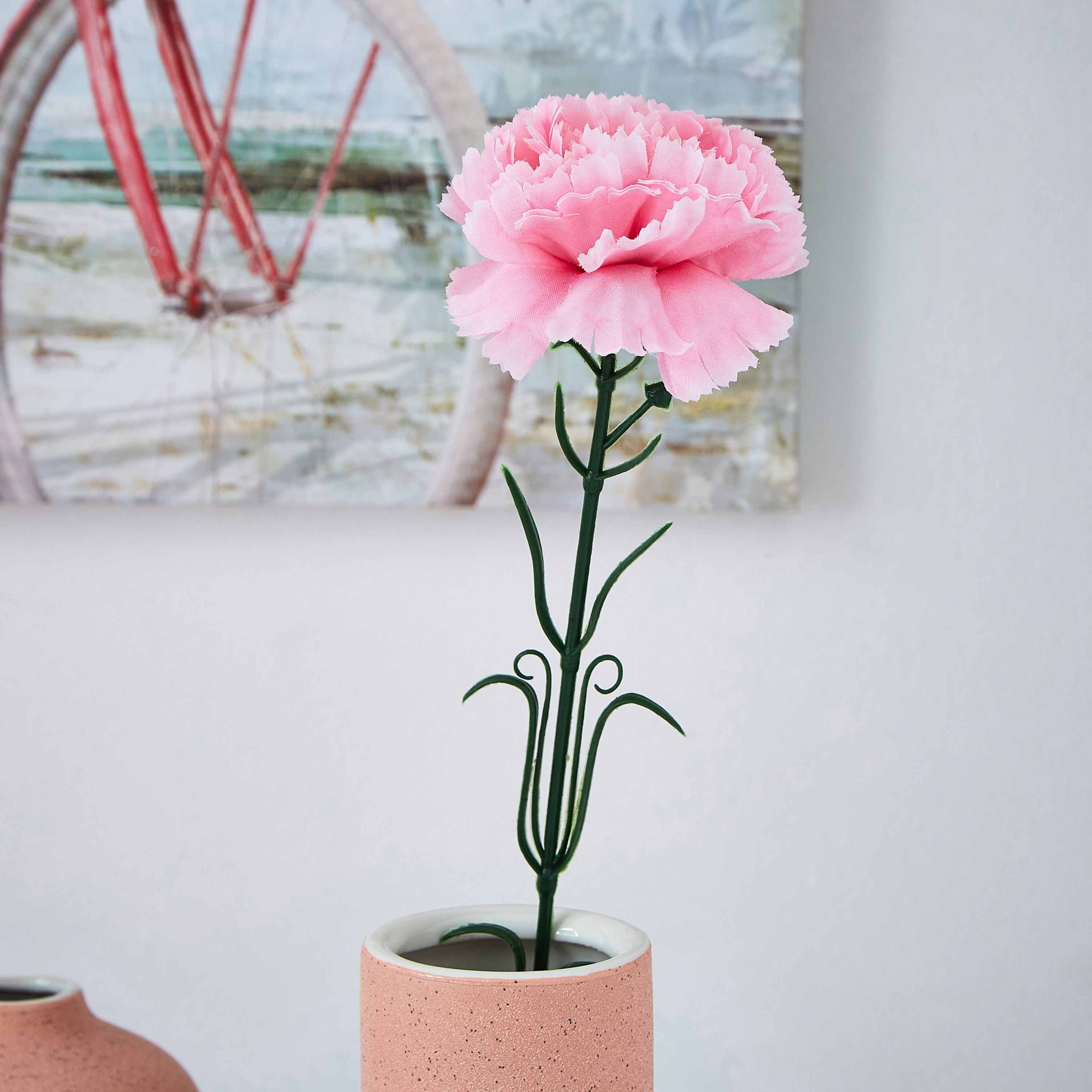 غصن زهرة قرنفل للزينة - 33 سم-hbxdecorandfurnishings-homeaccessories-artificialflowersandplants-image-1