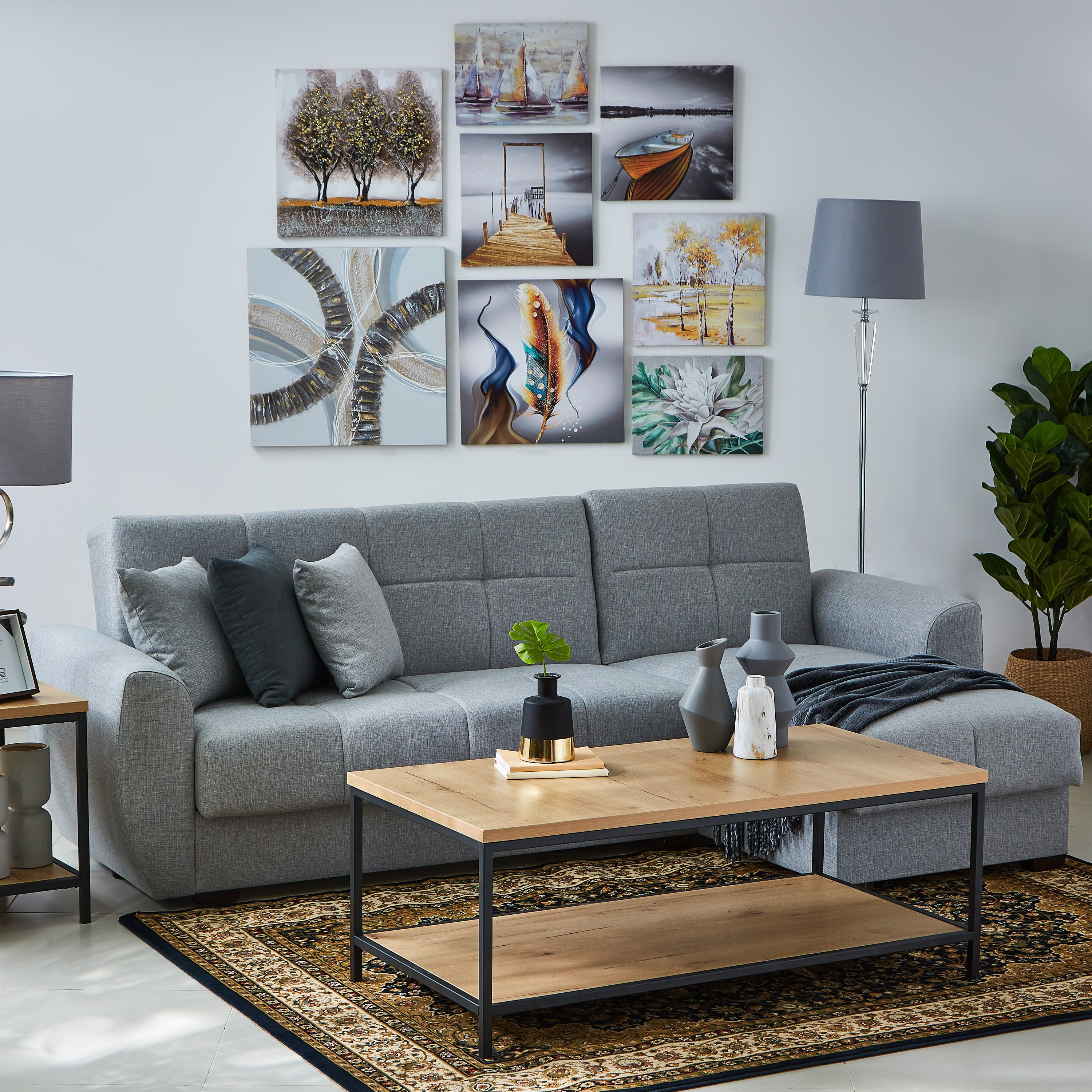 كنبة سرير مخمليّة ركنيّة يمين يسار مع وحدة تخزين من لوتيس-hbxfurniture-livingroom-sofasandsofasets-image-2
