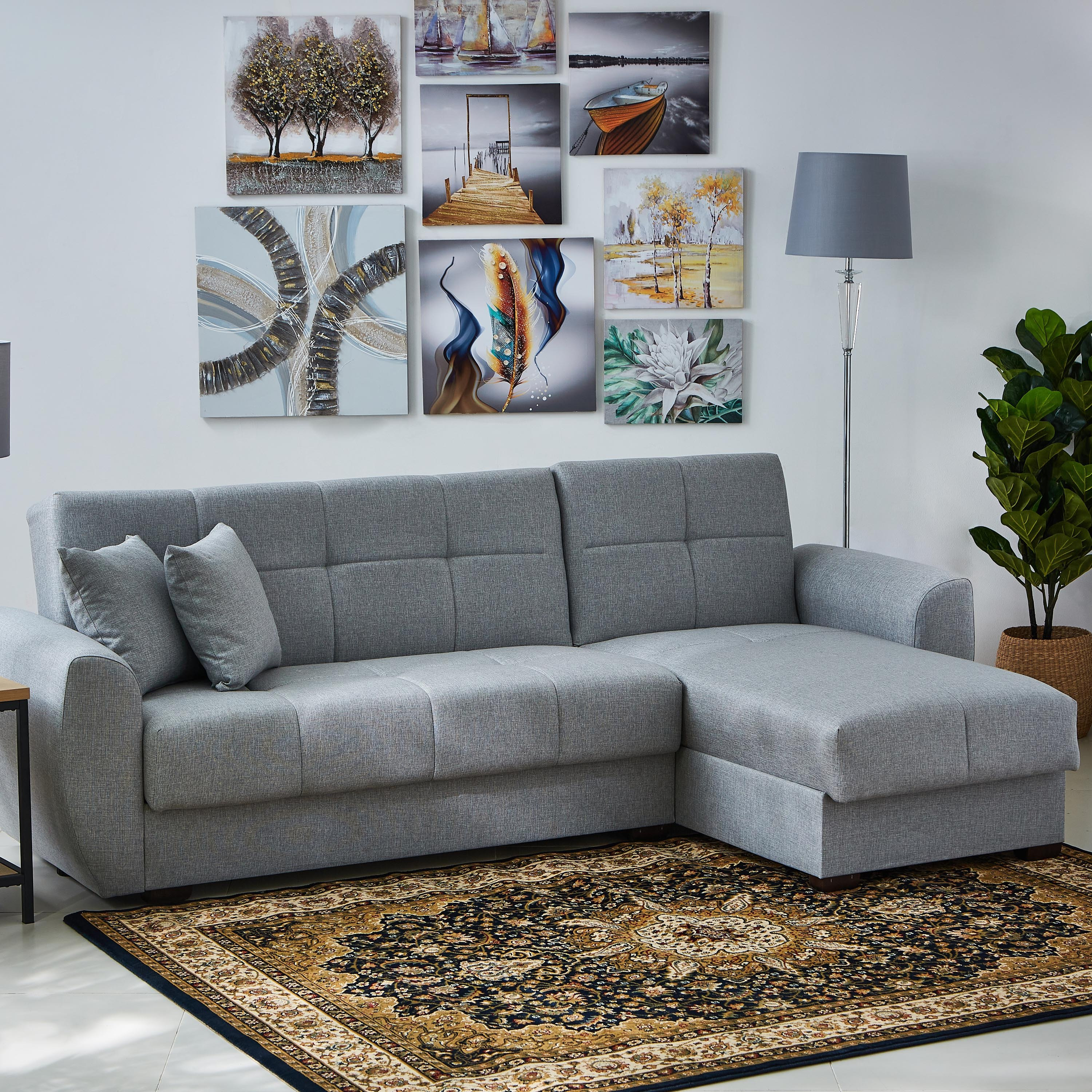 كنبة سرير مخمليّة ركنيّة يمين يسار مع وحدة تخزين من لوتيس-hbxfurniture-livingroom-sofasandsofasets-image-4