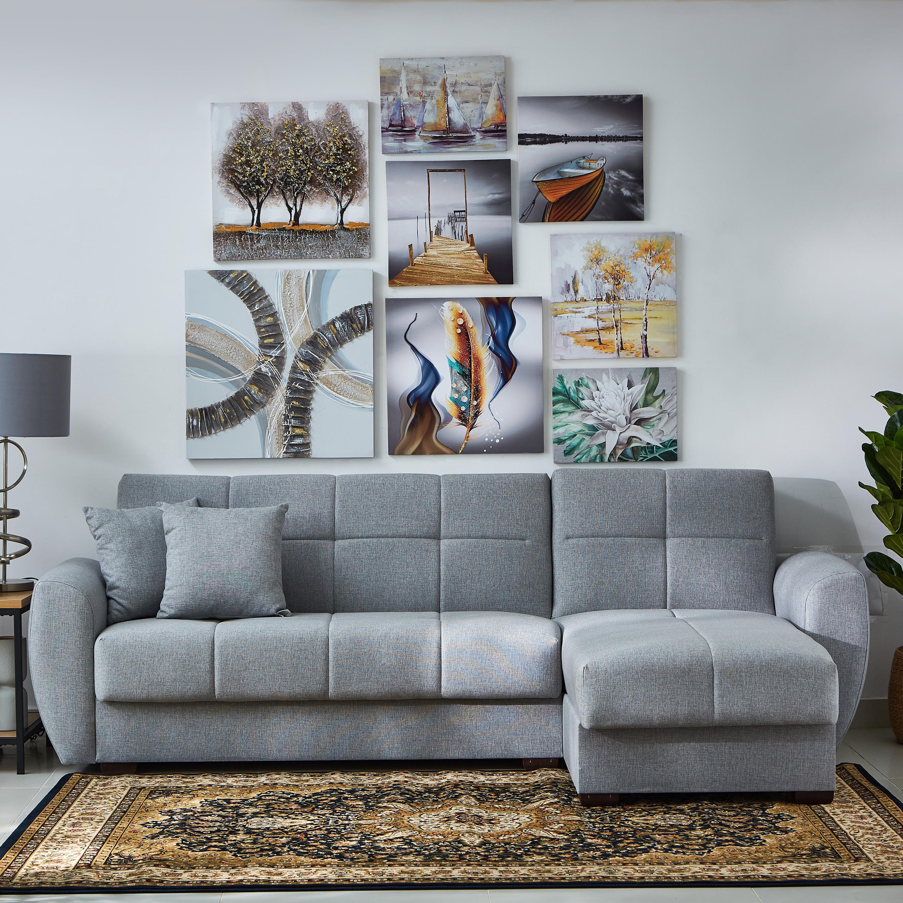 كنبة سرير مخمليّة ركنيّة يمين يسار مع وحدة تخزين من لوتيس-hbxfurniture-livingroom-sofasandsofasets-image-6
