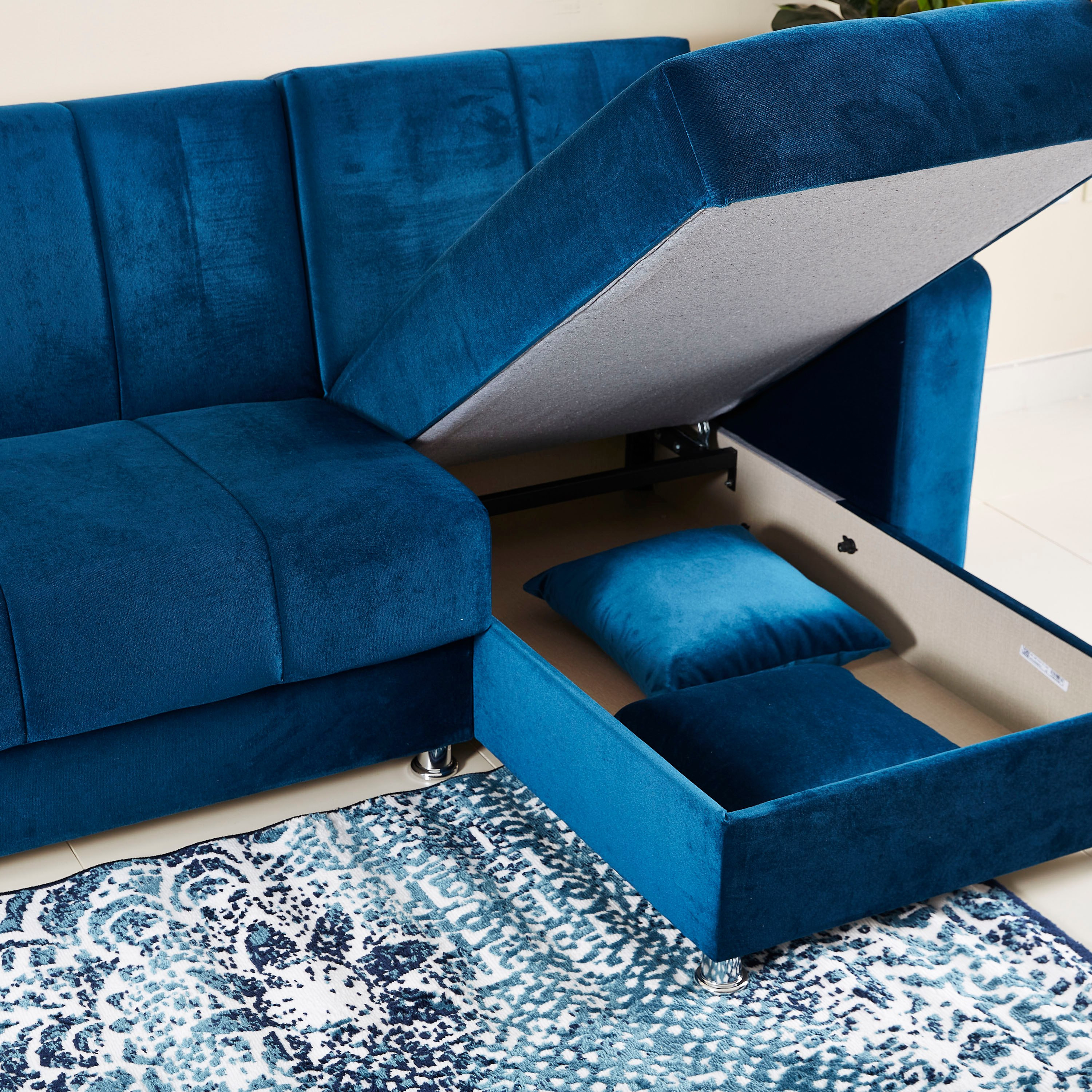 كنبة سرير مخمليّة ركنيّة يمين يسار مع وحدة تخزين من لوتيس-hbxfurniture-livingroom-sofasandsofasets-image-6