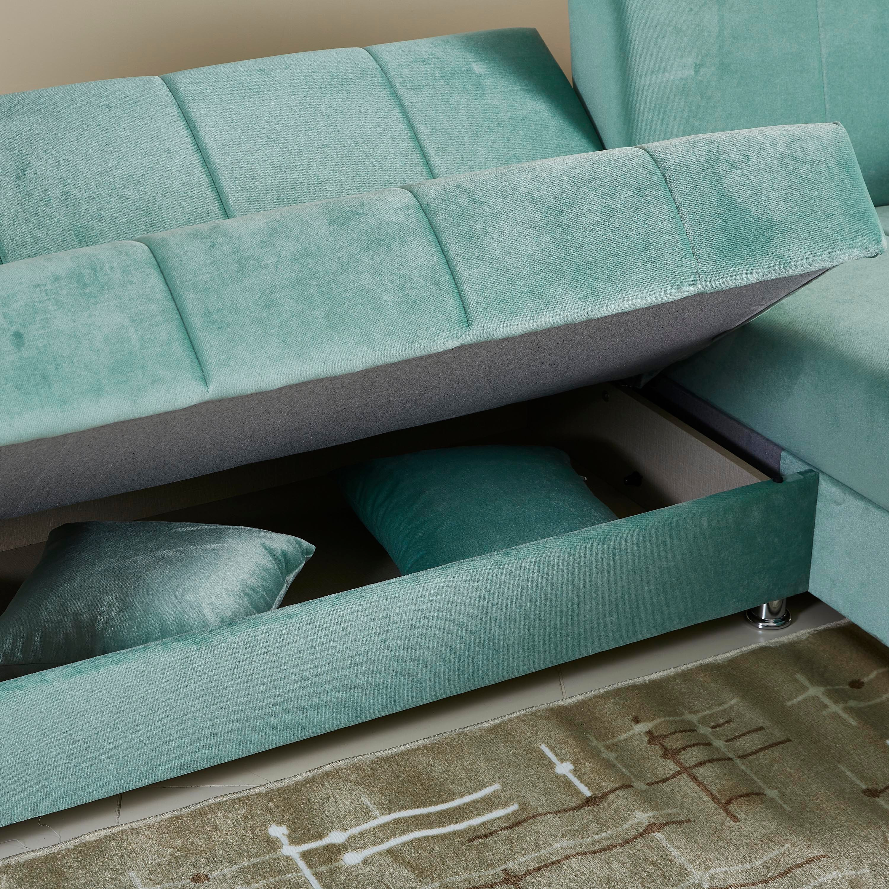كنبة سرير مخمليّة ركنيّة يمين يسار مع وحدة تخزين من لوتيس-hbxfurniture-livingroom-sofasandsofasets-image-7