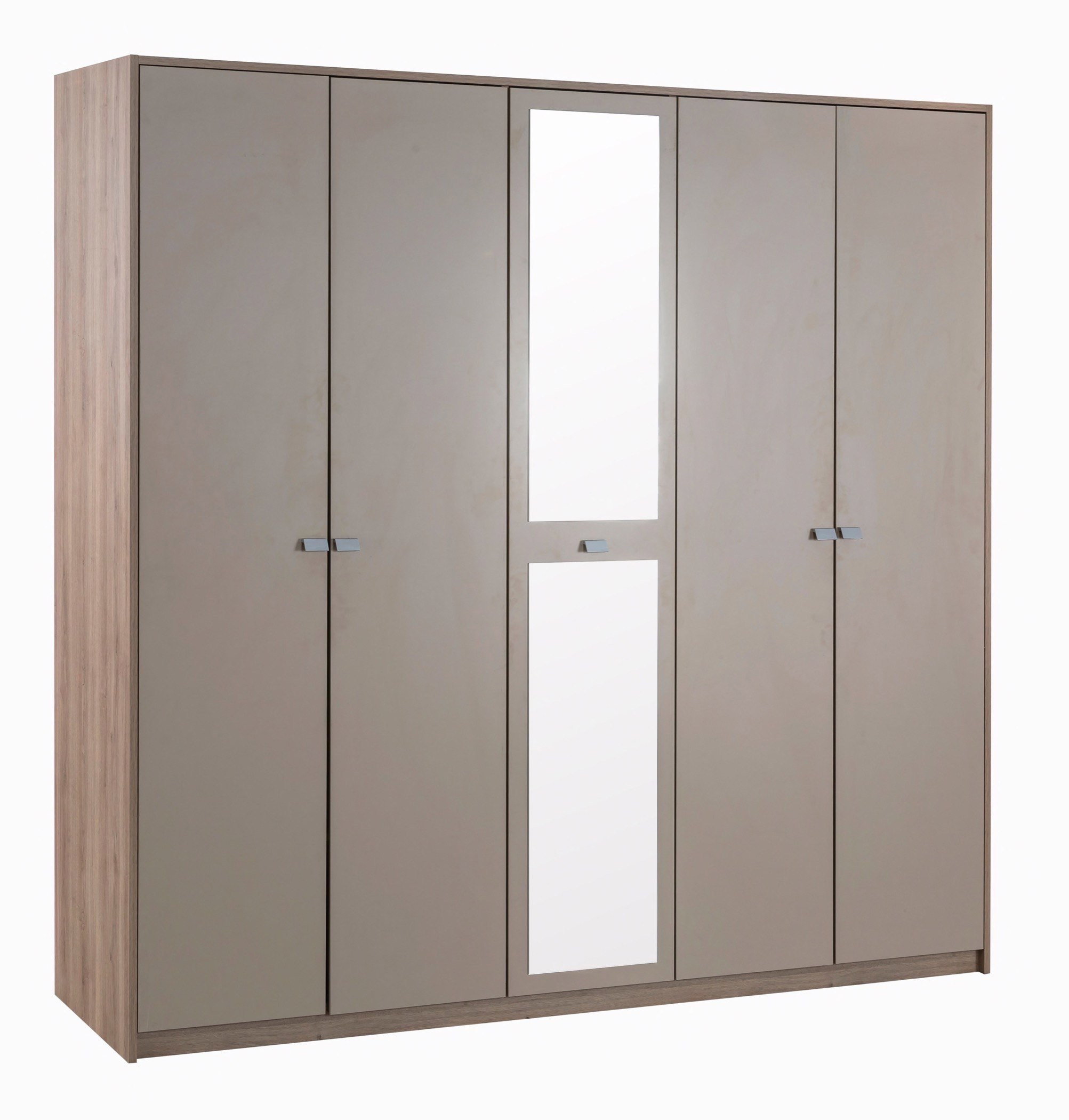 Riga 5-Door Wardrobe with Mirror-hbxfurniture-wardrobes-image-2