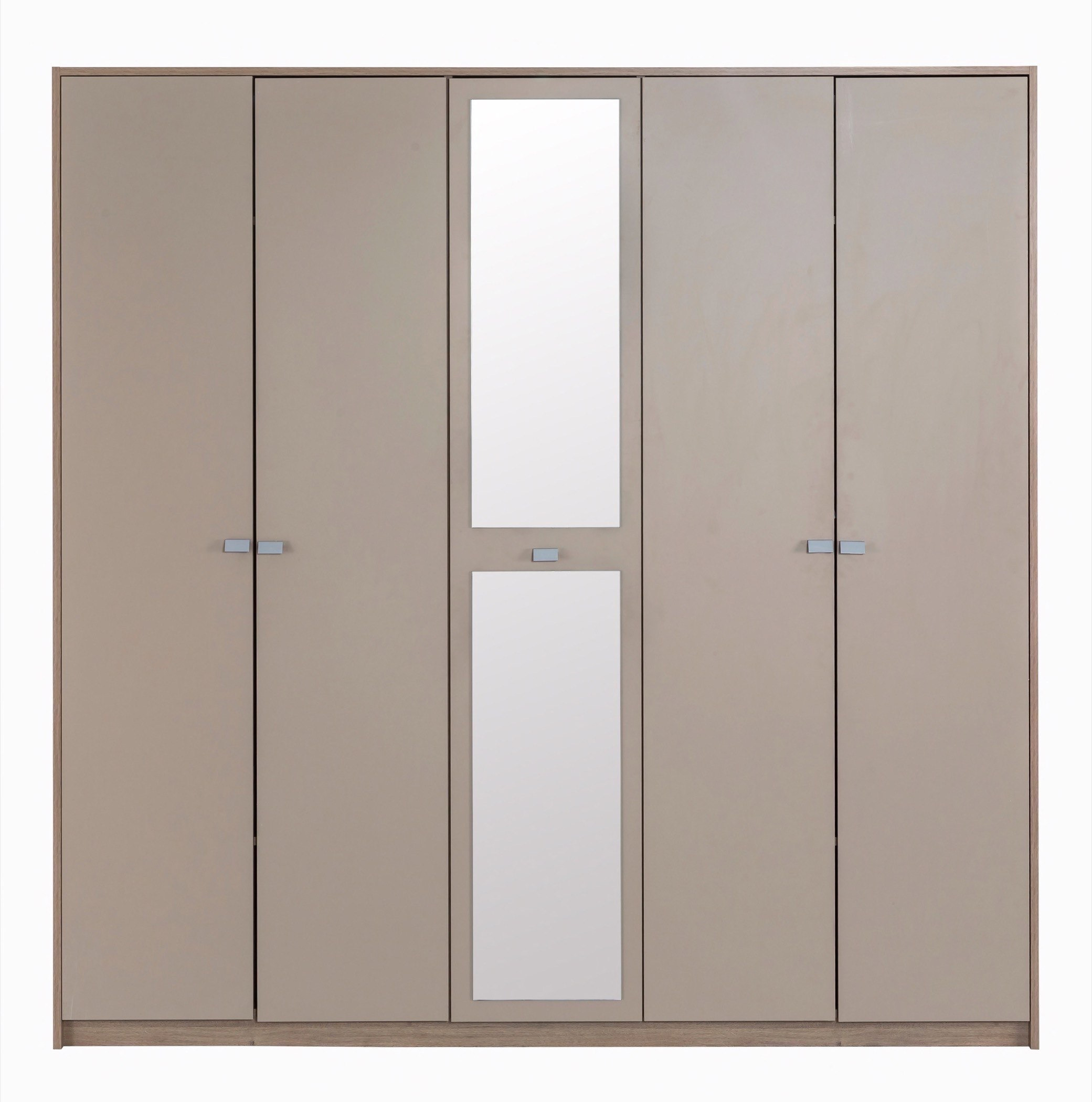 Riga 5-Door Wardrobe with Mirror-hbxfurniture-wardrobes-image-3