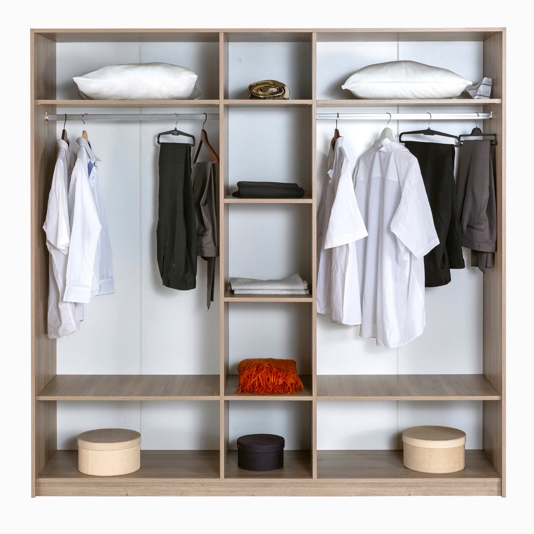 Riga 5-Door Wardrobe with Mirror-hbxfurniture-wardrobes-image-4