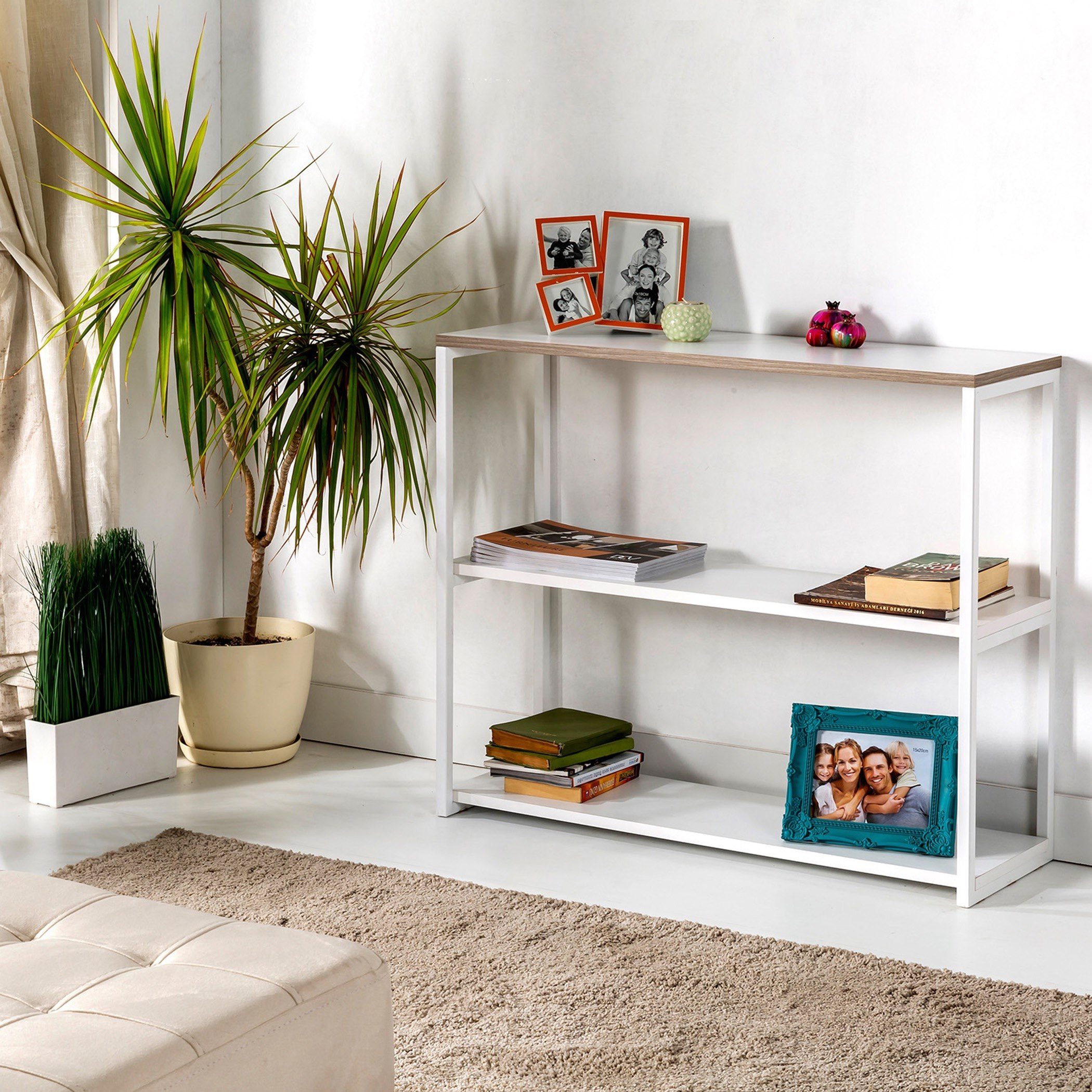 Travis 3-Tier Bookcase-hbxfurniture-office-bookcases-image-1