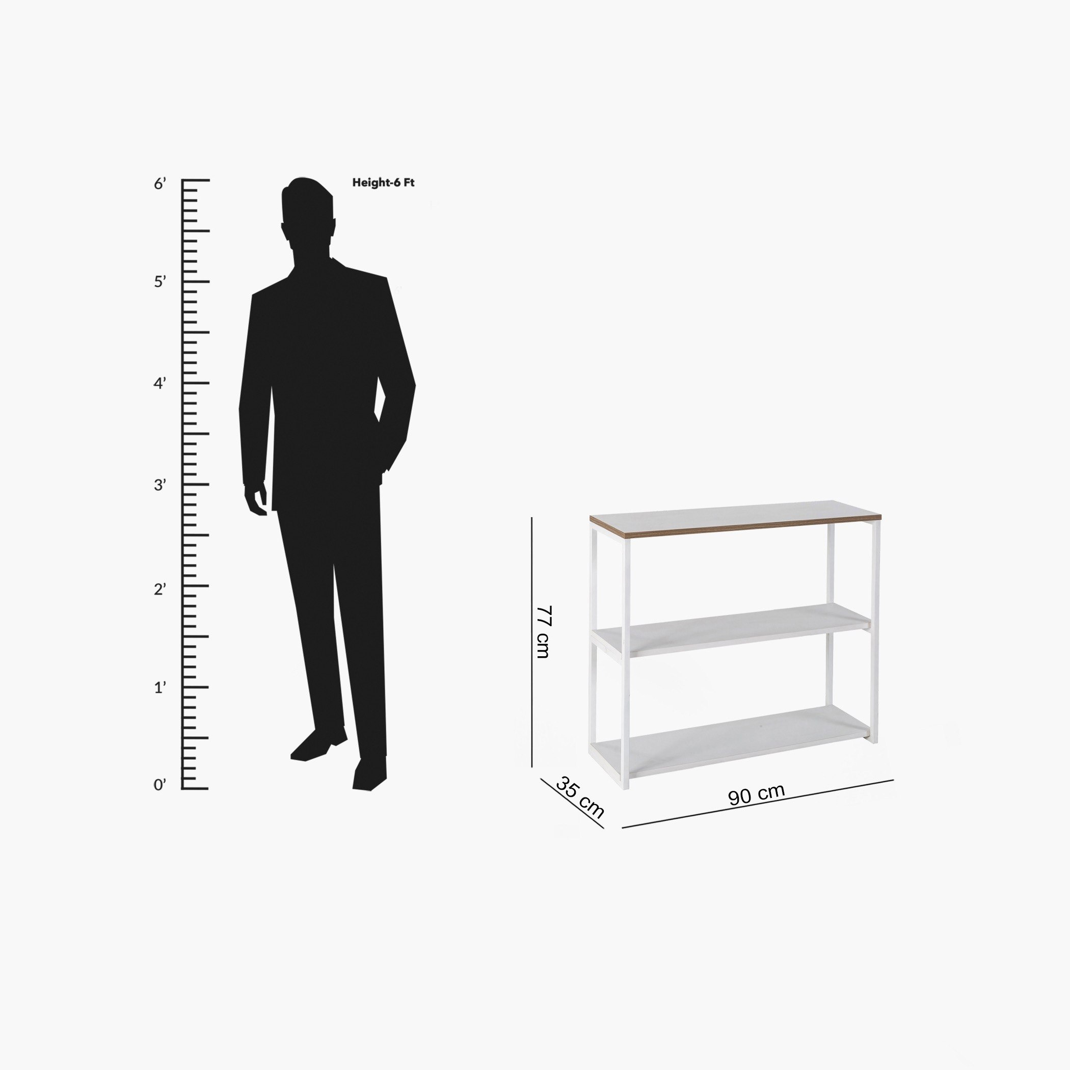 Travis 3-Tier Bookcase-hbxfurniture-office-bookcases-image-8