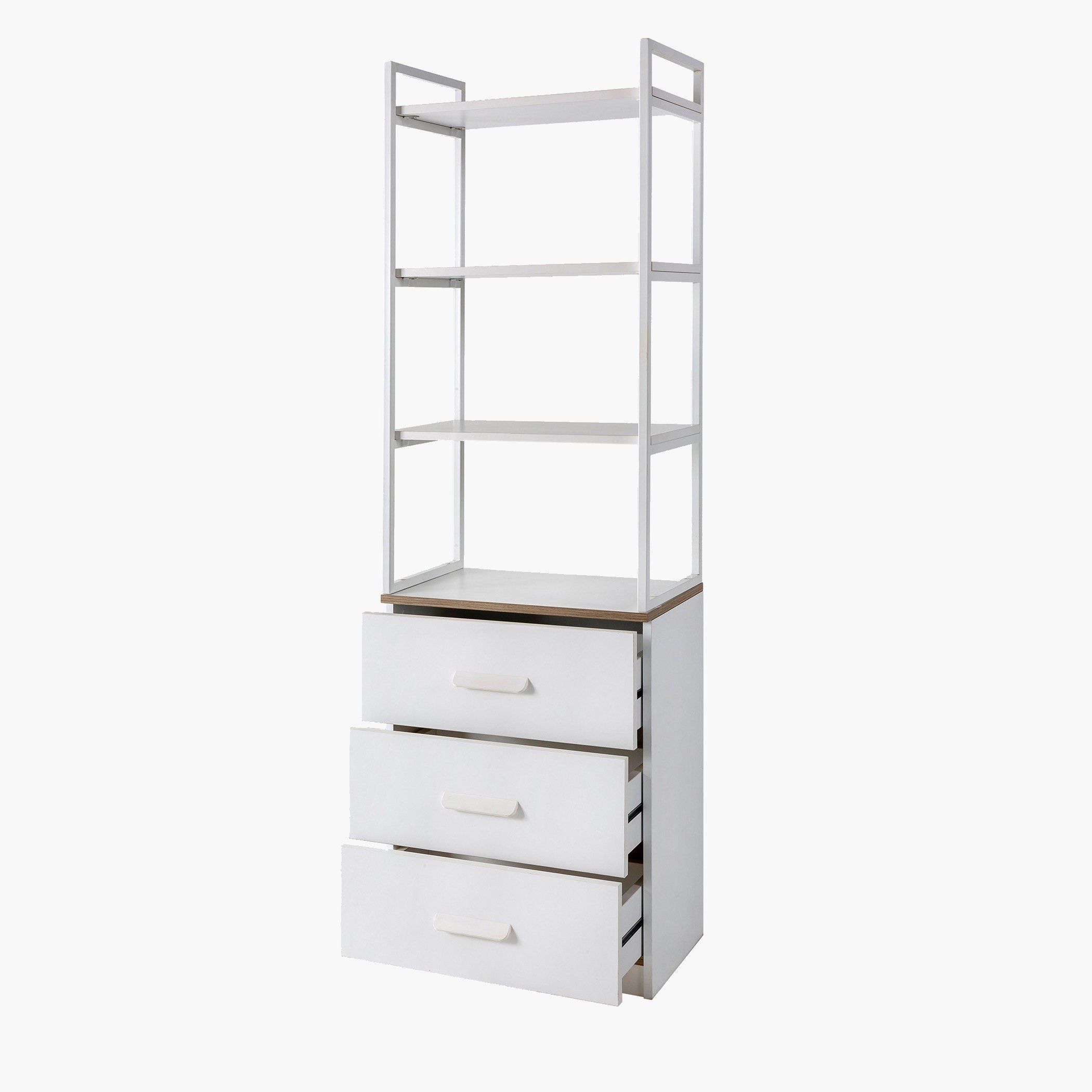 خزانة كتب بـ3 طوابق و3 أدراج من ترافيس-hbxfurniture-office-bookcases-image-3