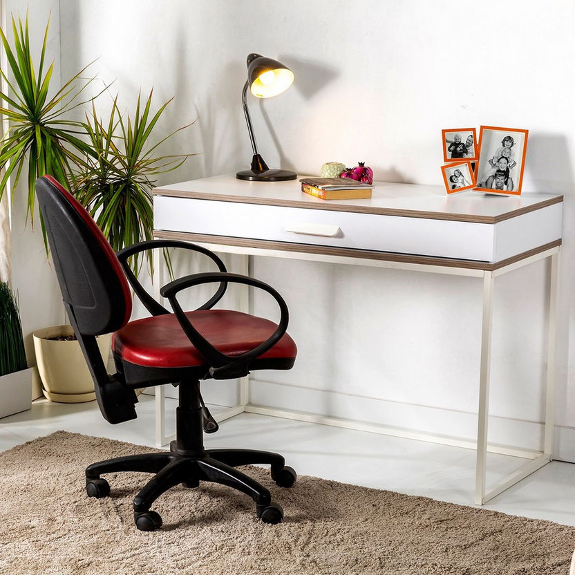 Travis Study Desk with 1-Drawer-Desks-image-0