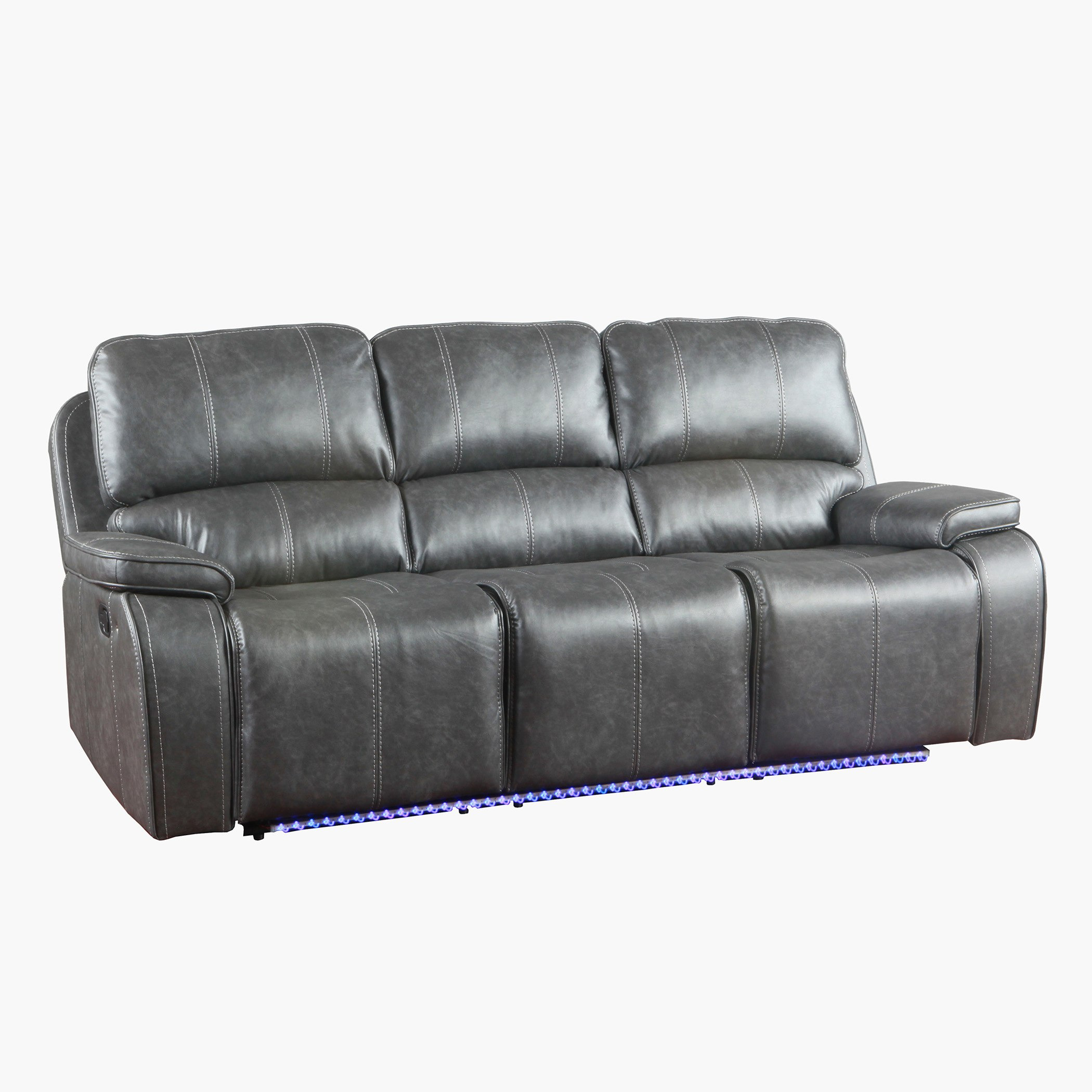 Leather and online cloth sofa