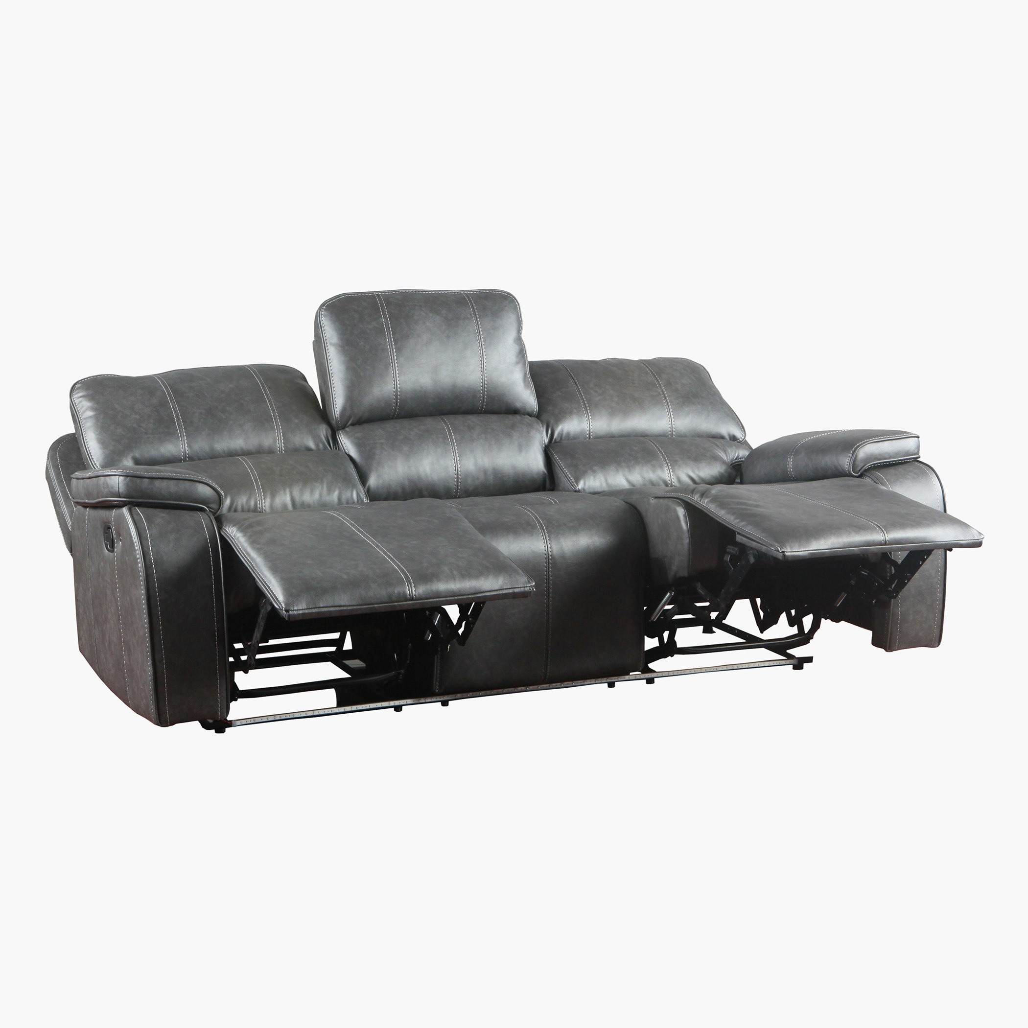 كنبة قماشيّة شبه جلد 3 مقاعد مع 2 كنبة استرخاء من جلوريان-hbxlivingroom-sofasandarmchairs-sofas-image-7