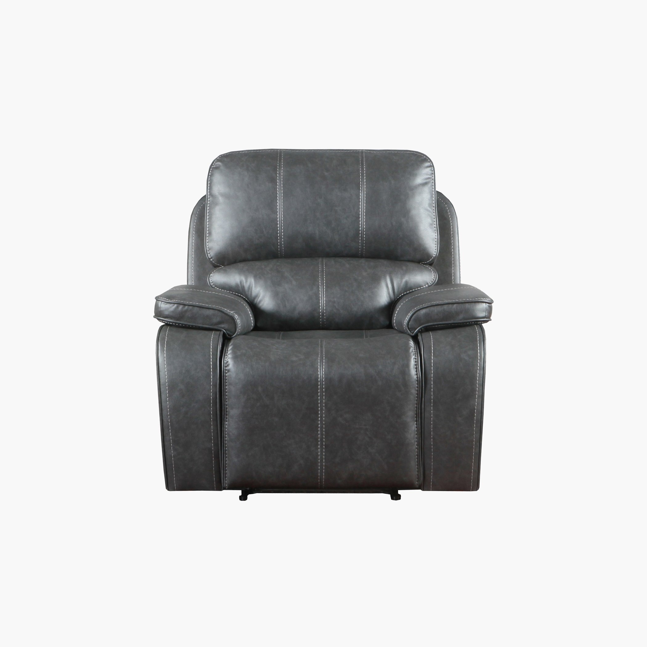 Glorian 1-Seater Leather-Look Fabric Manual Recliner-hbxfurniture-livingroom-sofasandsofasets-image-2