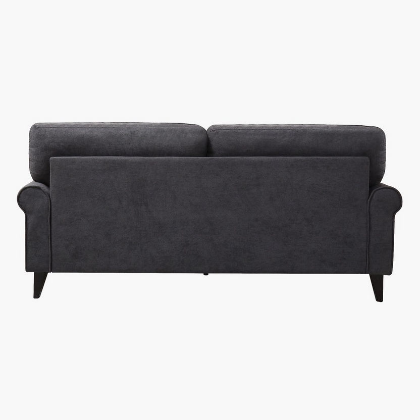 Ibiza 3-Seater Fabric Sofa with 2 Cushions-Sofas-image-3
