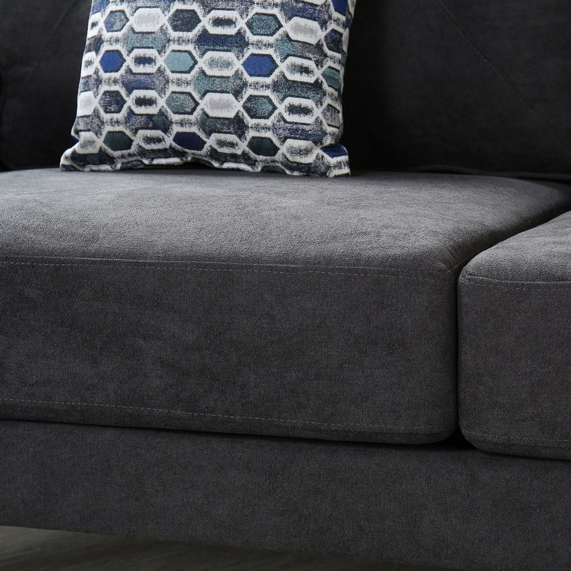 Ibiza 3-Seater Fabric Sofa with 2 Cushions-Sofas-image-5