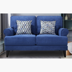 Ibiza 2-Seater Fabric Sofa with 2 Cushions