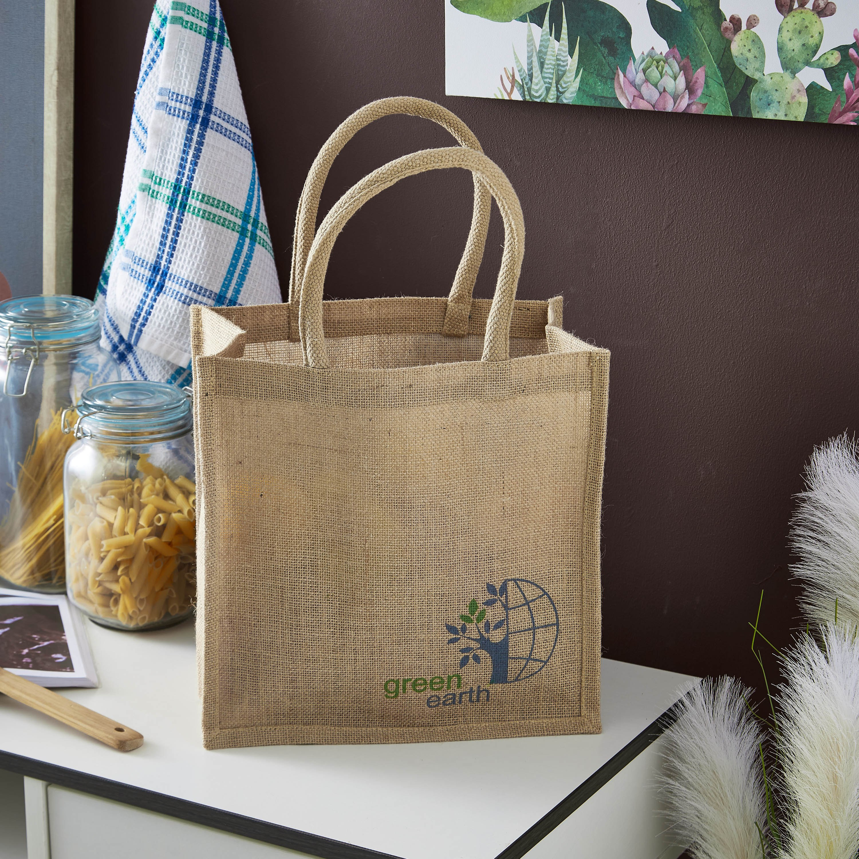 Jute bags for lunch box online sale