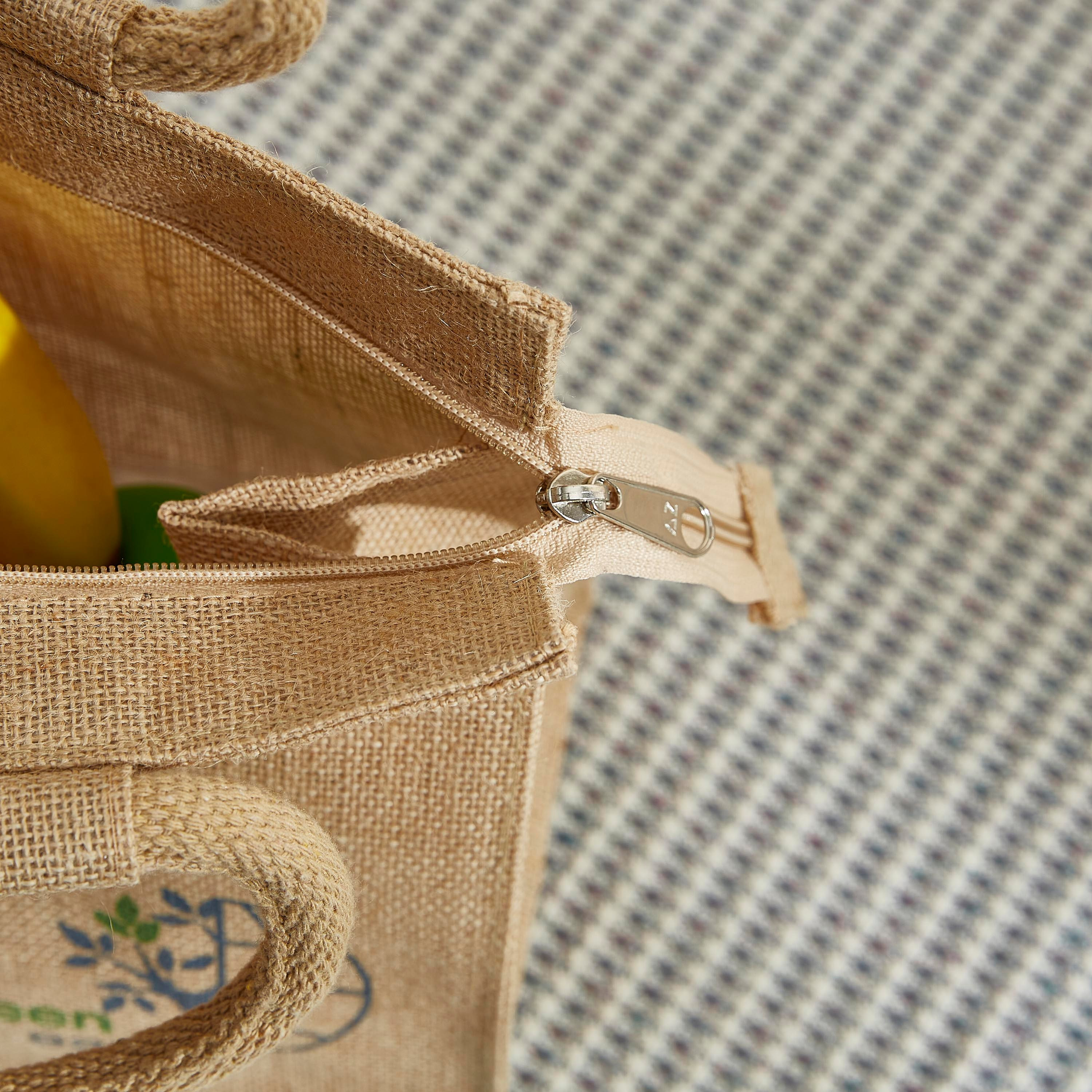 Go Green Multiutility Jute Lunch Bag - 25x15x36 cm-hbxhomeware-hbxkitchen-image-4