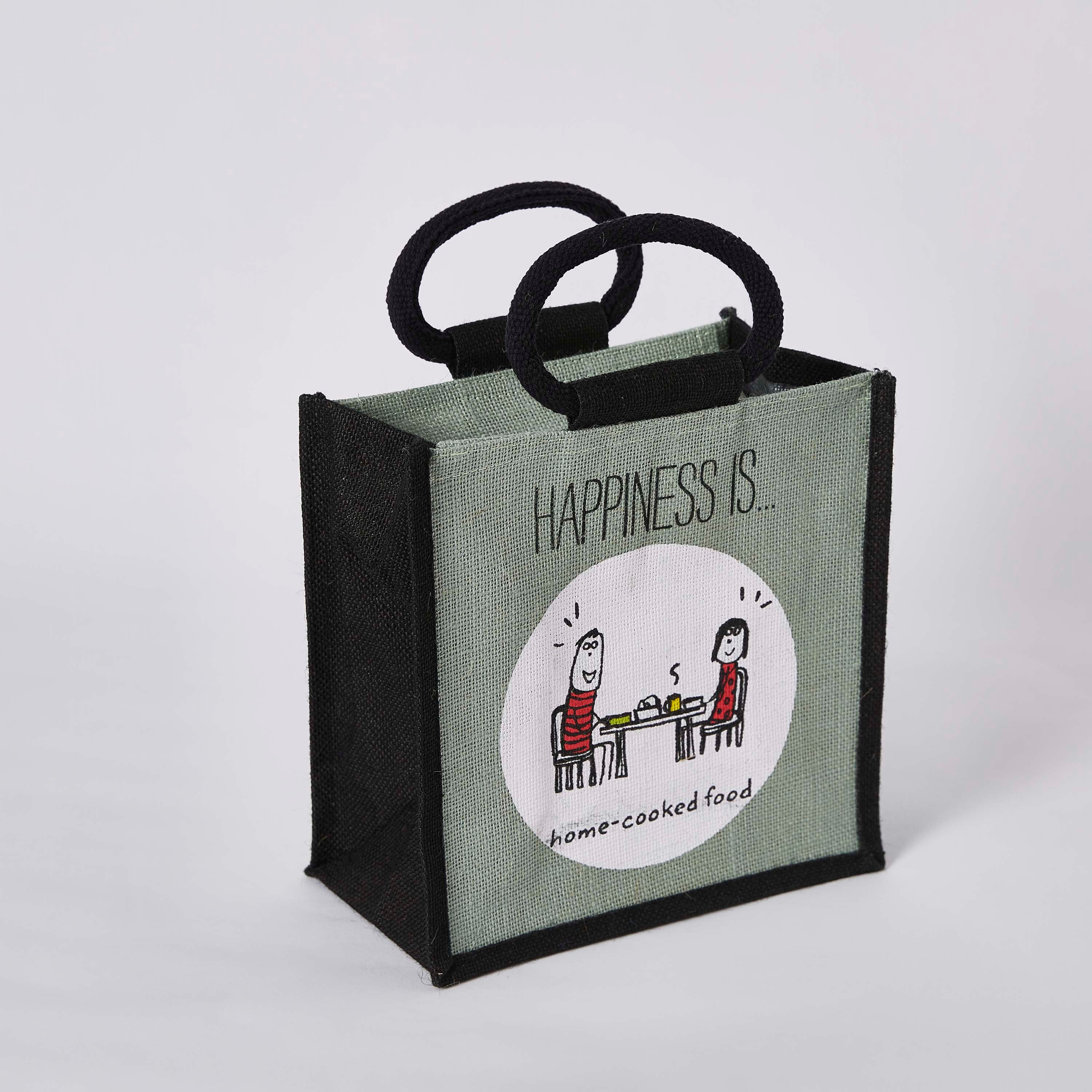 شنطة غداء جوت متعددة الاستخدامات من هابينس - 36x15x25 سم-hbxhomeware-kitchenware-lunchbagsandboxes-image-6