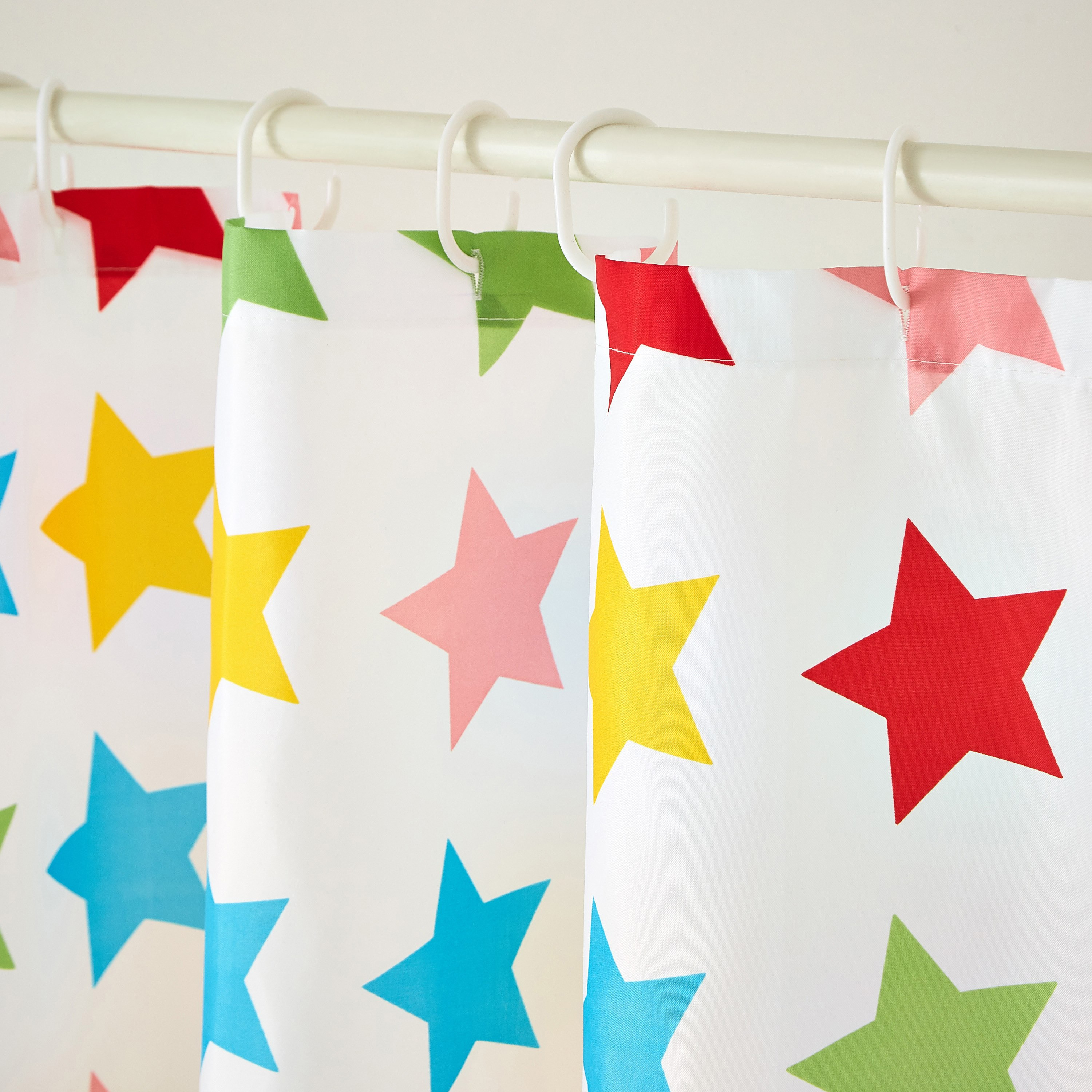 ستارة استحمام بطبعات نجمة- 180x200 سم-hbxhomeware-hbxkidsandyouth-image-2