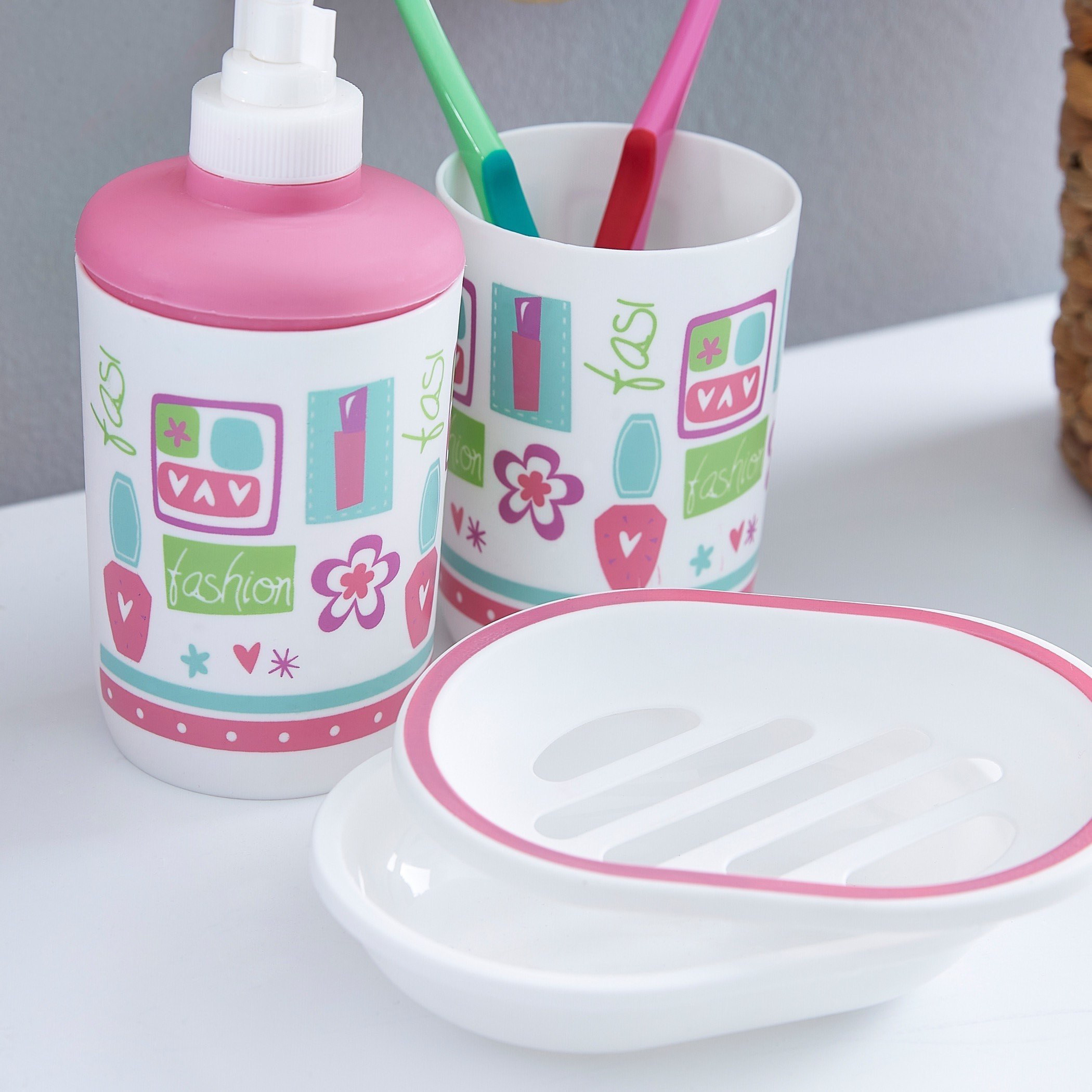 Glamor Printed 3-Piece Bath Set-hbxhomeware-hbxkidsandyouth-image-2