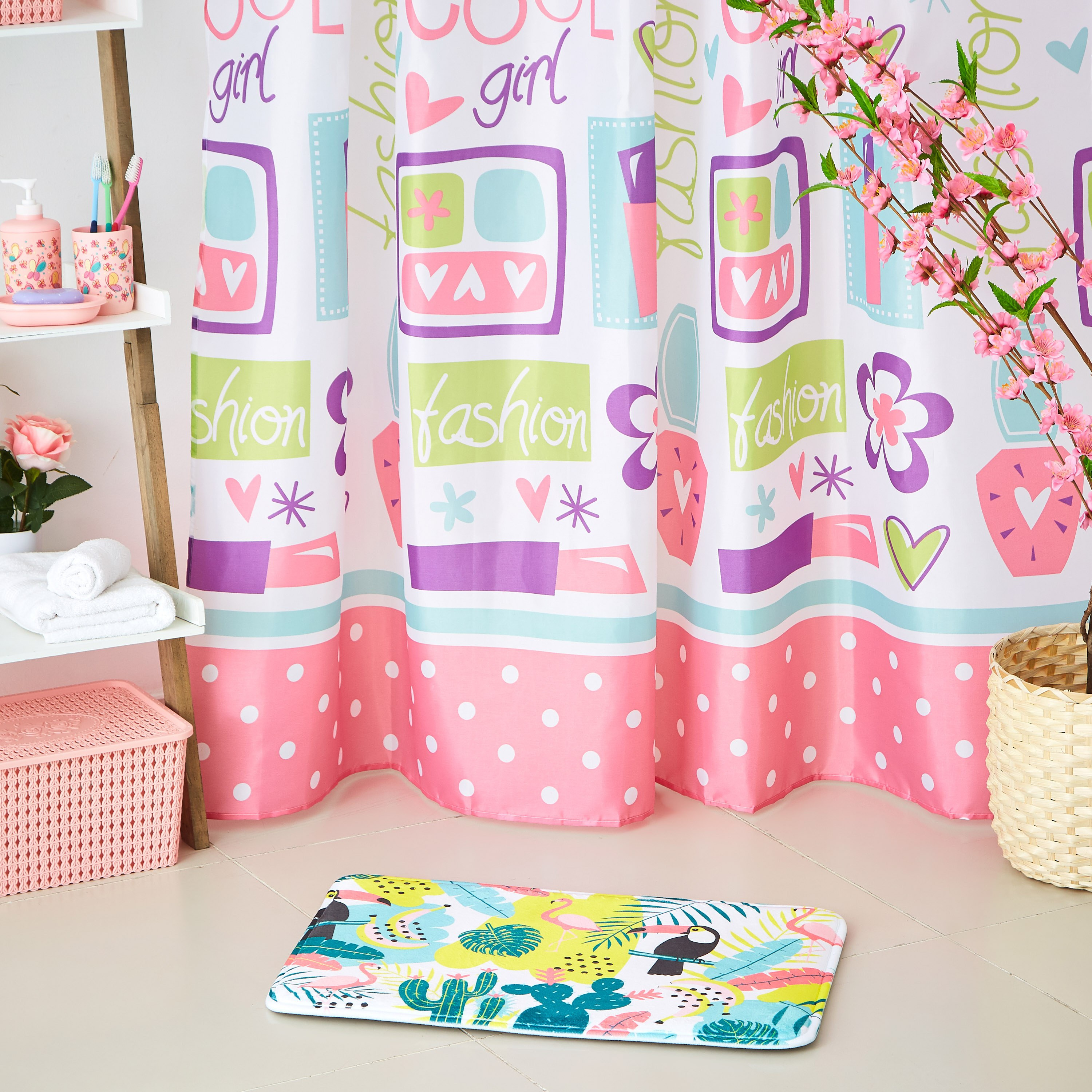 سجادة حمام إسفنج بطبعات جانجل فانيلا - 40x60 سم-hbxhomeware-kidsessentials-kidsbathmatsandtubmats-image-4