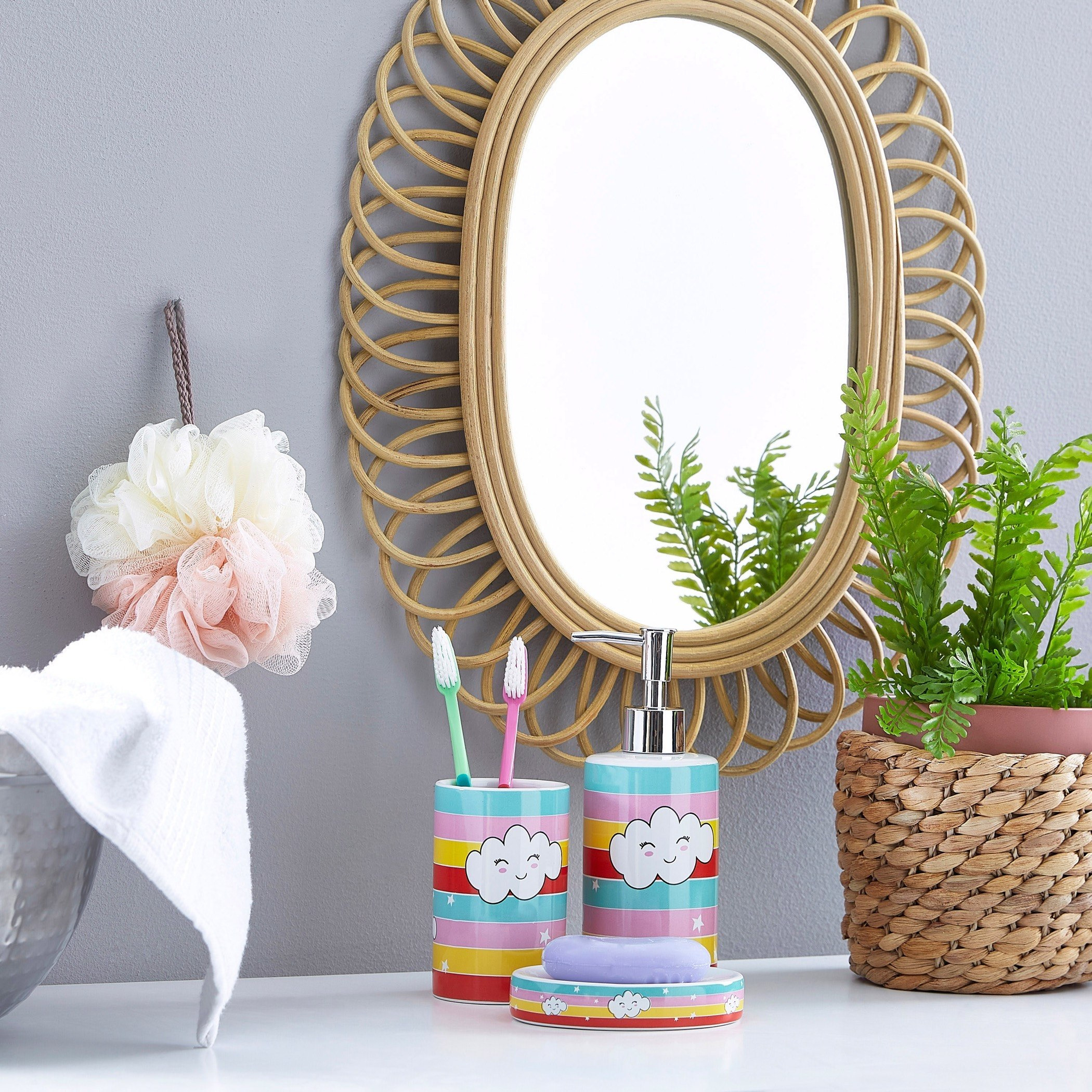 طقم اكسسوارات حمّام قوس قزح 3- قطع-hbxhomeware-hbxkidsandyouth-image-3