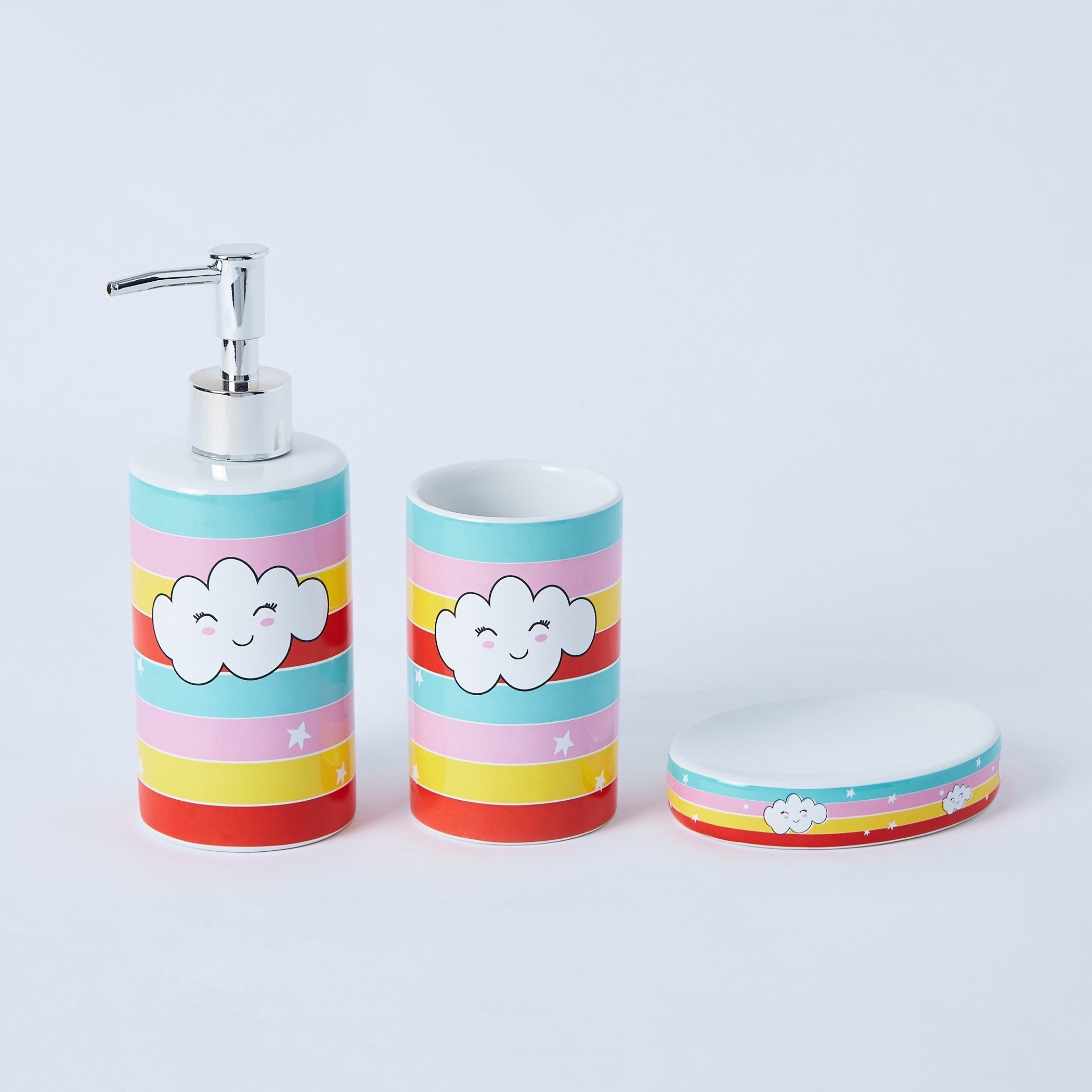 طقم اكسسوارات حمّام قوس قزح 3- قطع-hbxhomeware-hbxkidsandyouth-image-4
