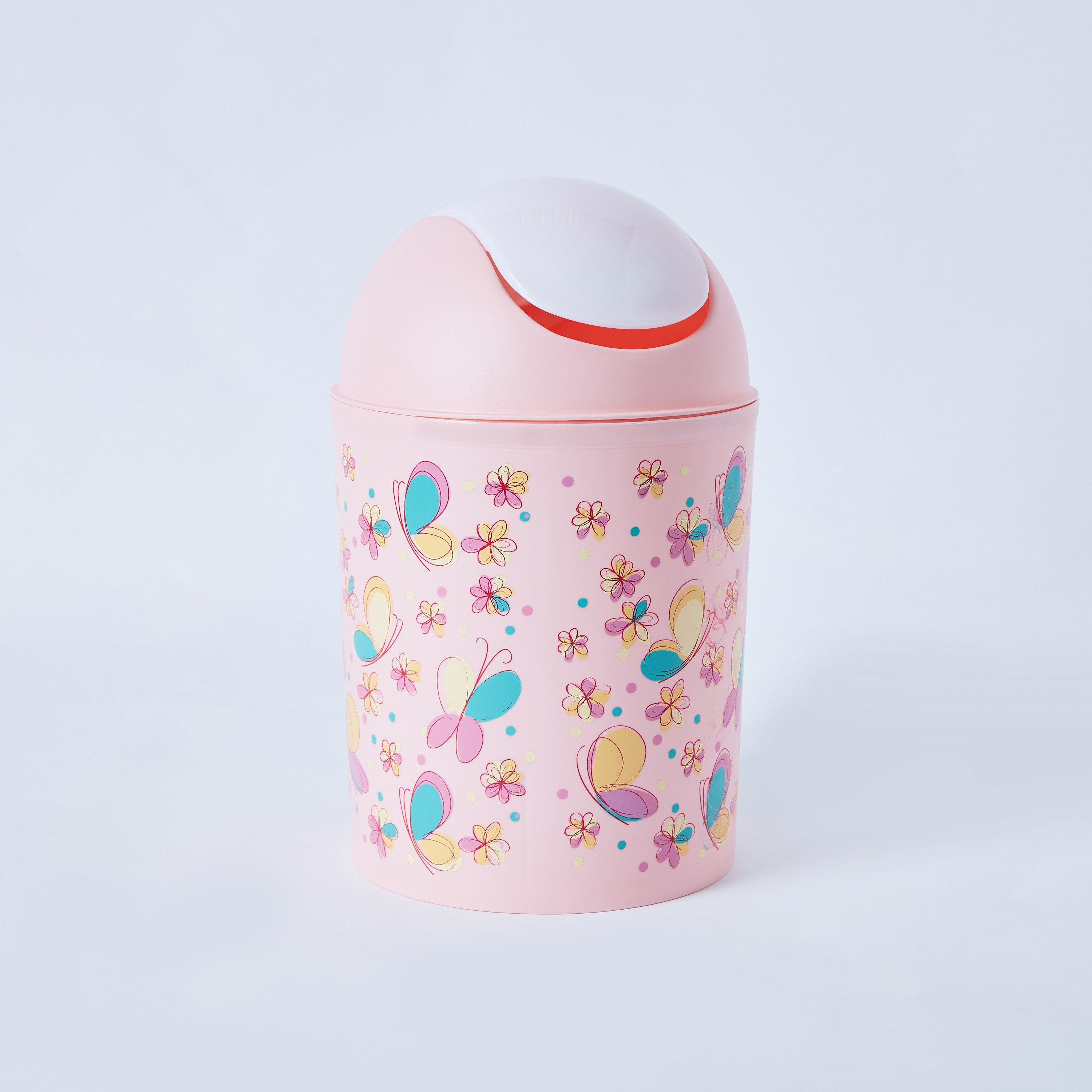 سلة نفايات متأرجحة بغطاء وطبعات فراشة-hbxhomeware-hbxkidsandyouth-image-5