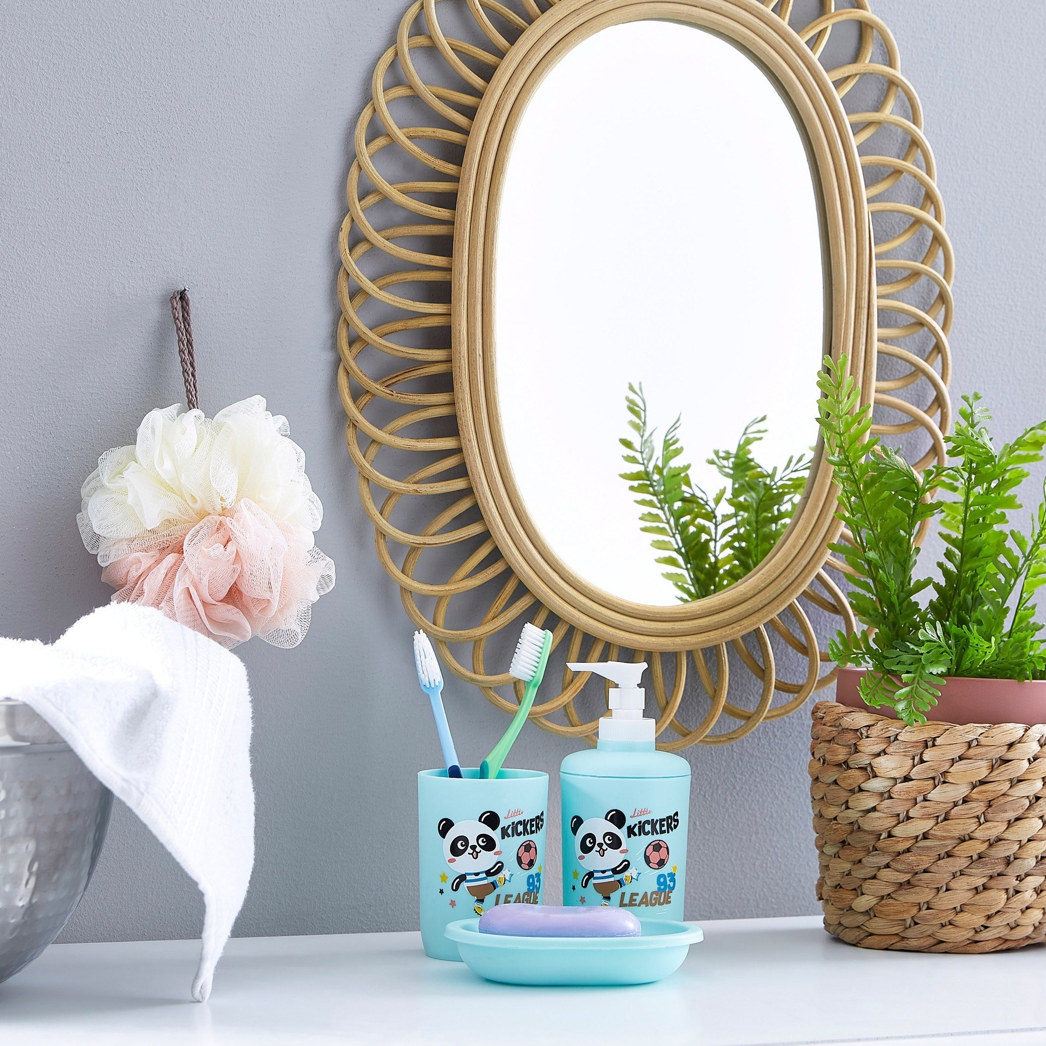 طقم حمام 3 قطع بطبعات كرة قدم-hbxhomeware-hbxkidsandyouth-image-3