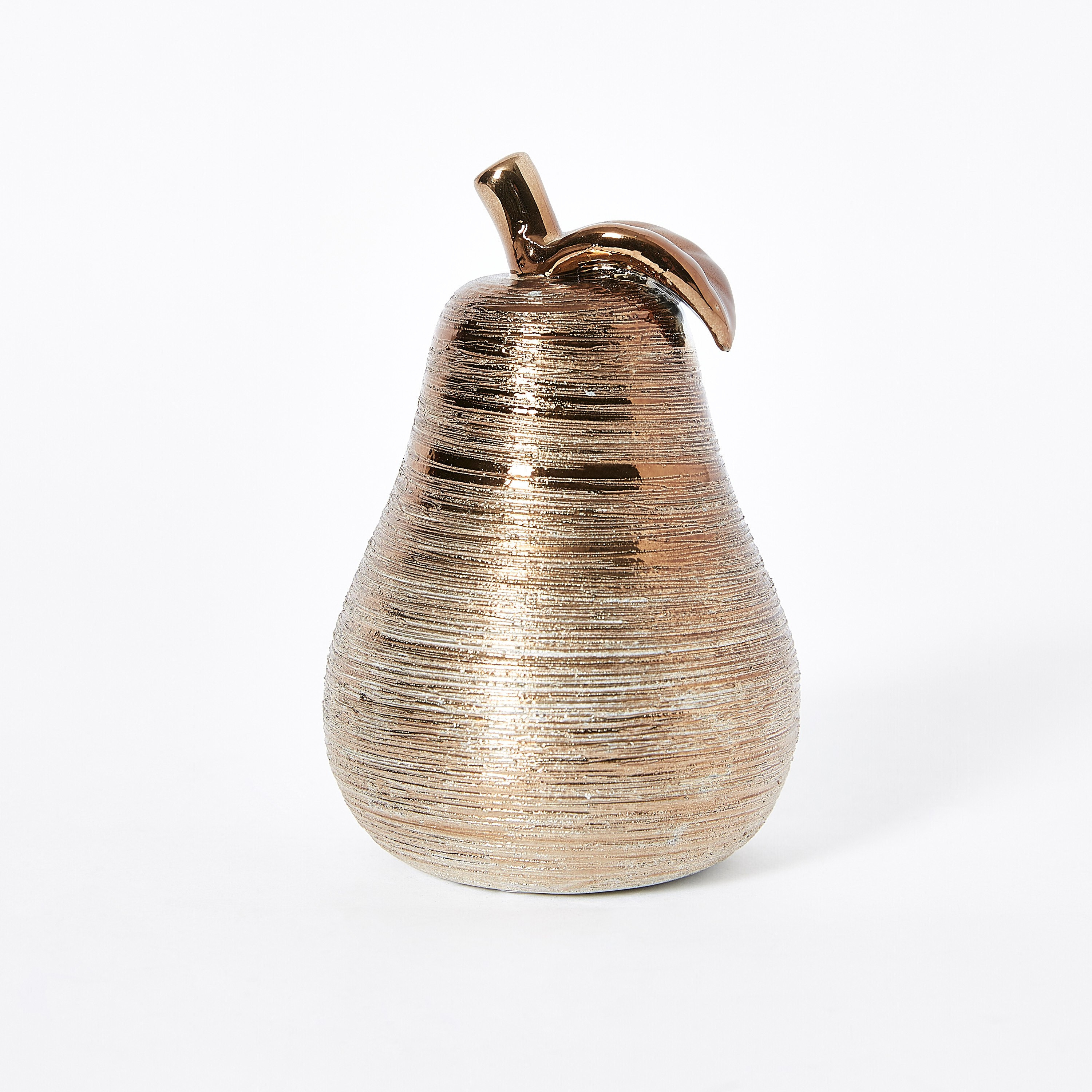 قطعة ديكور سيراميك ميتاليك بتصميم كمثرى من دوق-hbxhomeware-homedecor-figurinesandornaments-image-4