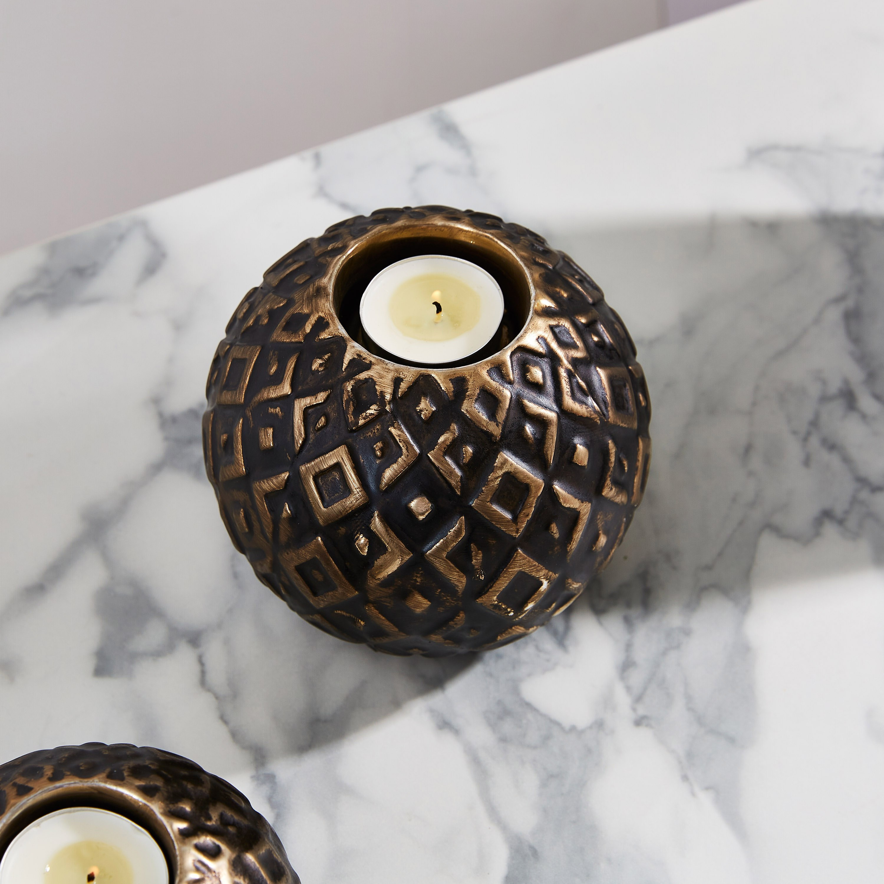 حامل شموع سيراميك ديوك دايموند - 11 سم-hbxlivingroom-decorandaccessories-candleholders-image-1