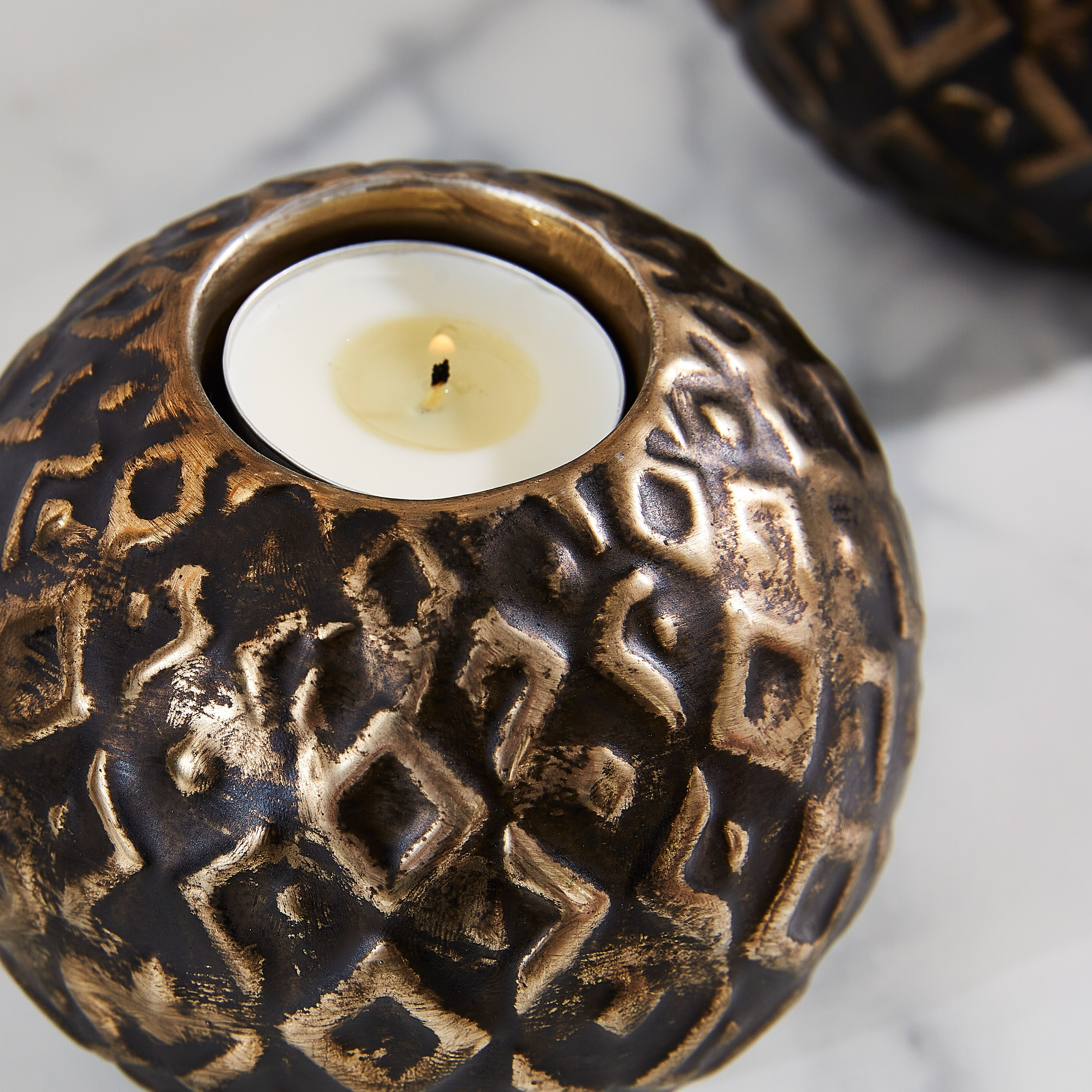 حامل شموع سيراميك ماسي 9 سم - دوق-hbxlivingroom-decorandaccessories-candleholders-image-3