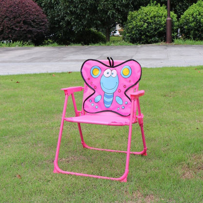 كرسي خارجي للأطفال بتصميم فراشة