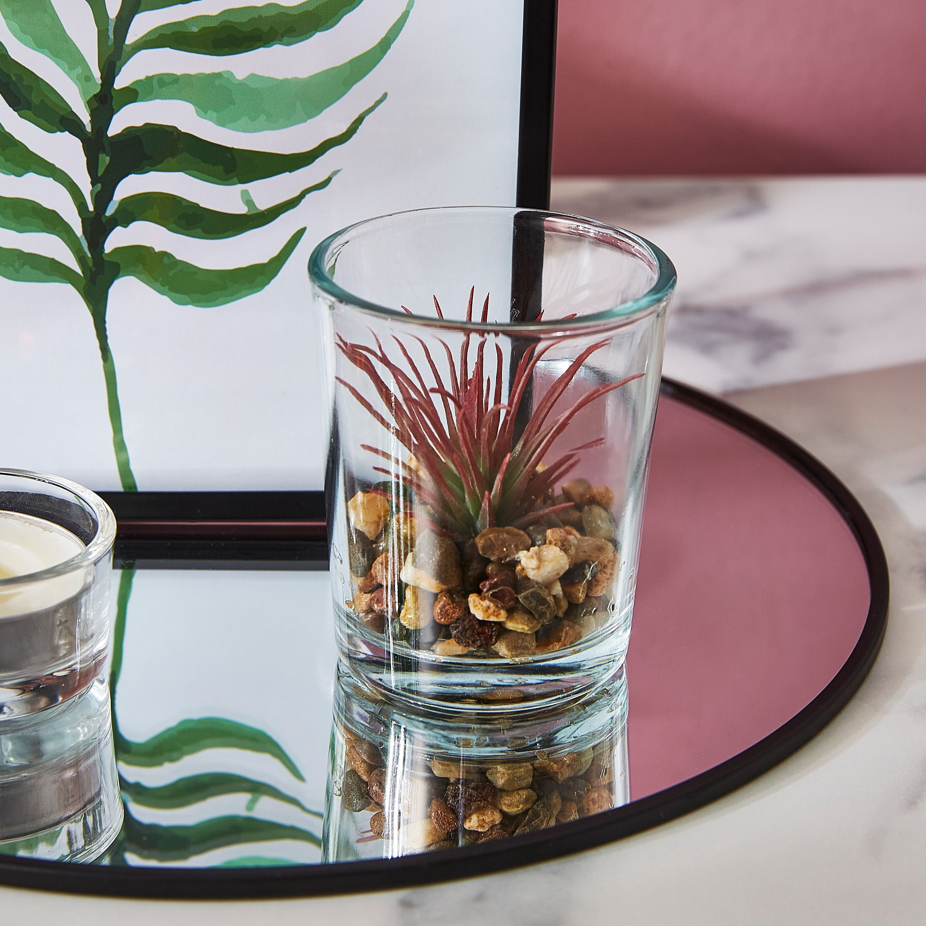 صينية مع إطار صور و 2 حامل شموع من سارة-hbxlivingroom-decorandaccessories-candleholders-image-2