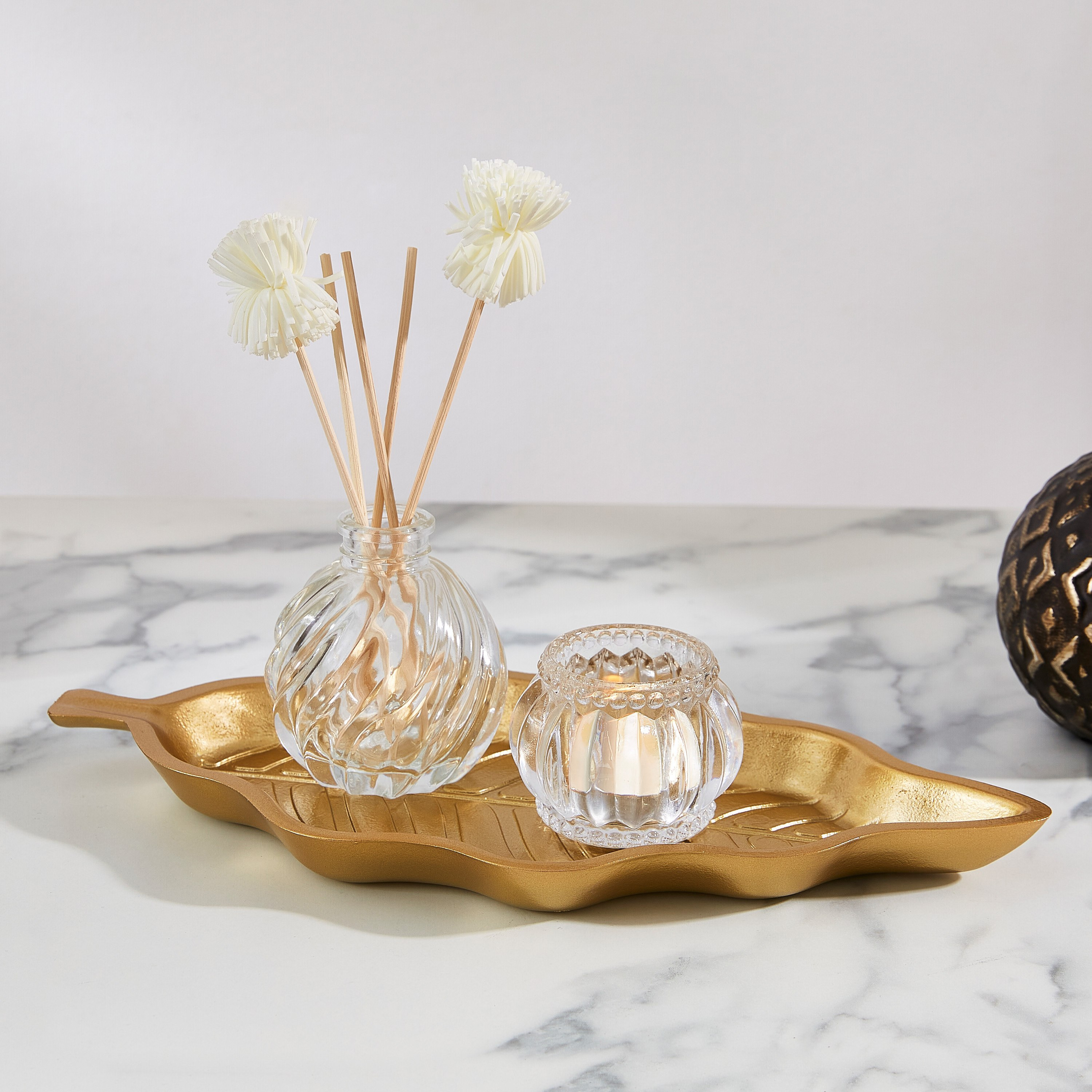 مجموعة صواني وحامل شموع من 3 قطع من سارة-hbxlivingroom-decorandaccessories-candleholders-image-1