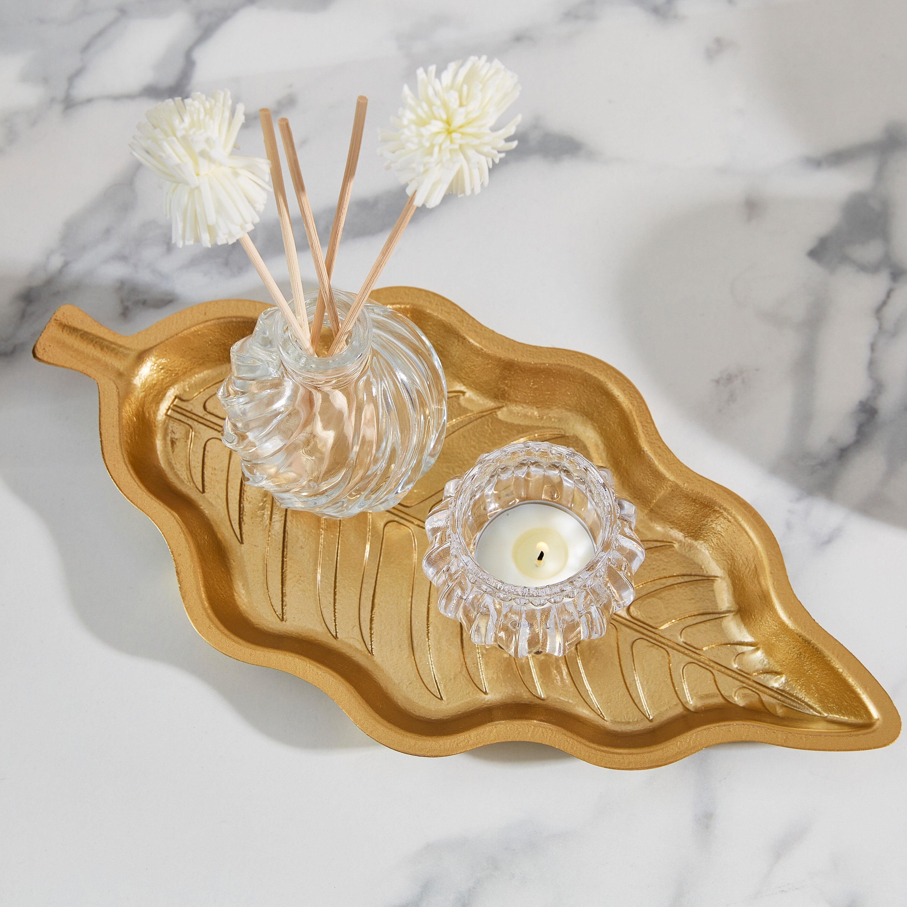 مجموعة صواني وحامل شموع من 3 قطع من سارة-hbxlivingroom-decorandaccessories-candleholders-image-2