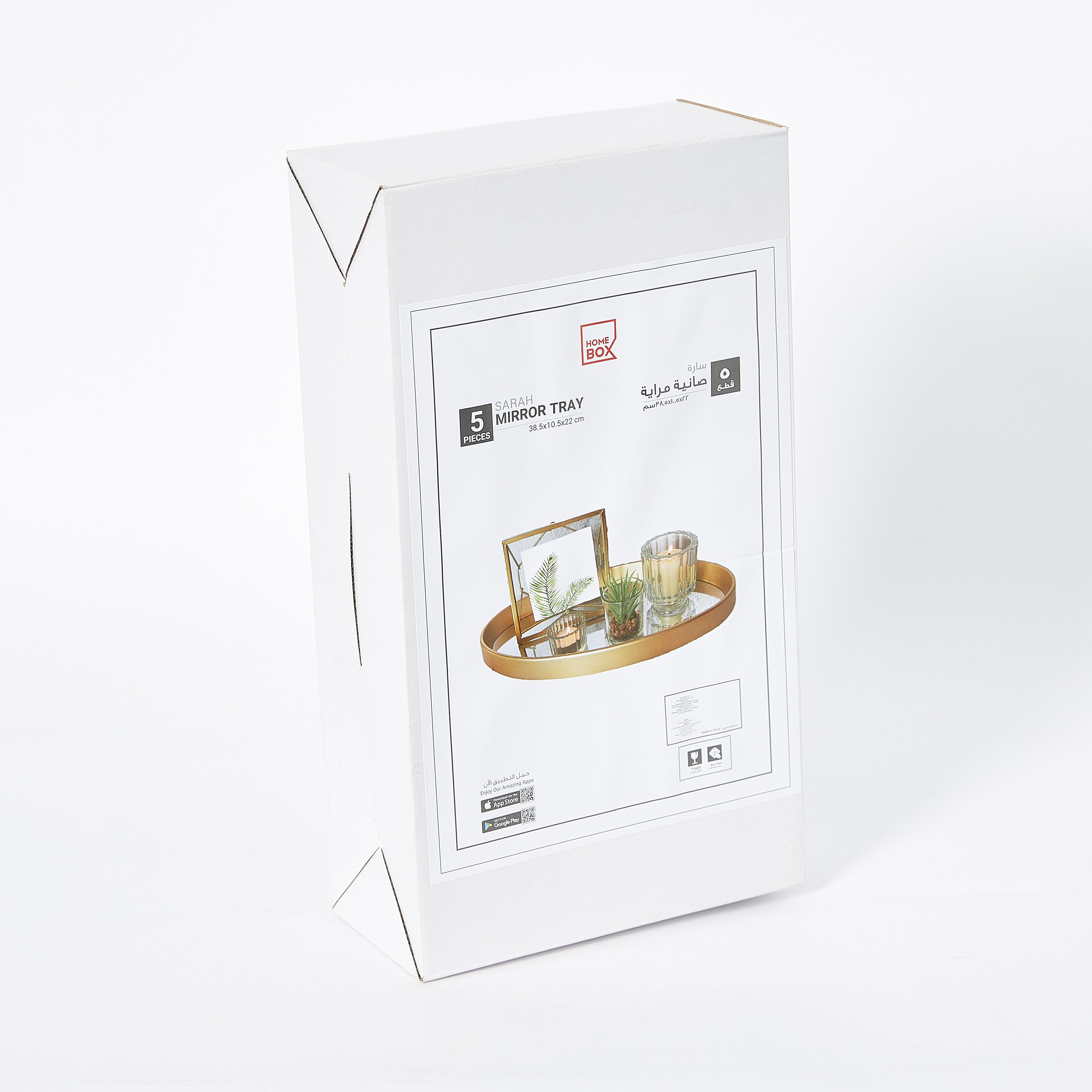 Sarah Decor Accent Tray with 3 Votive Holders and Photo Frame-hbxhomeware-homedecor-figurinesandornaments-image-6