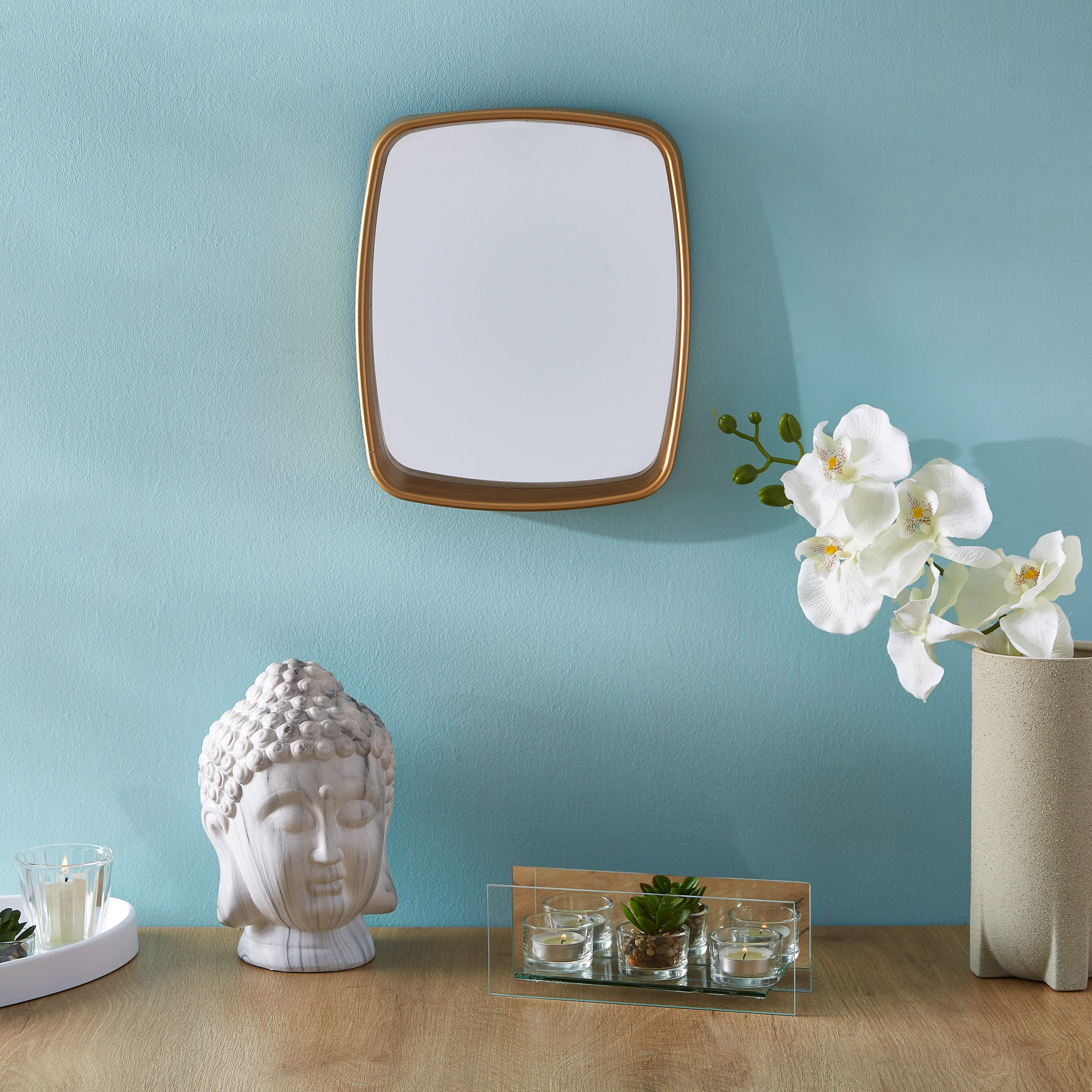 مجموعة ديكور طاولة 6 قطع بحامل شموع وبرواز صور - سارة-hbxlivingroom-decorandaccessories-candleholders-image-5
