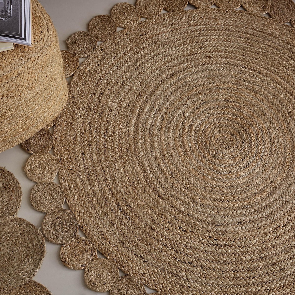 Natura Tapis Hand Braided Jute Rug - 120 cm-hbxdecorandfurnishings-floorcoverings-rugs-image-3