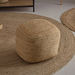 Natura Alvaro Handmade Large Jute Pouf - 45x45x35 cm-Bean Bags and Poufs-thumbnail-1