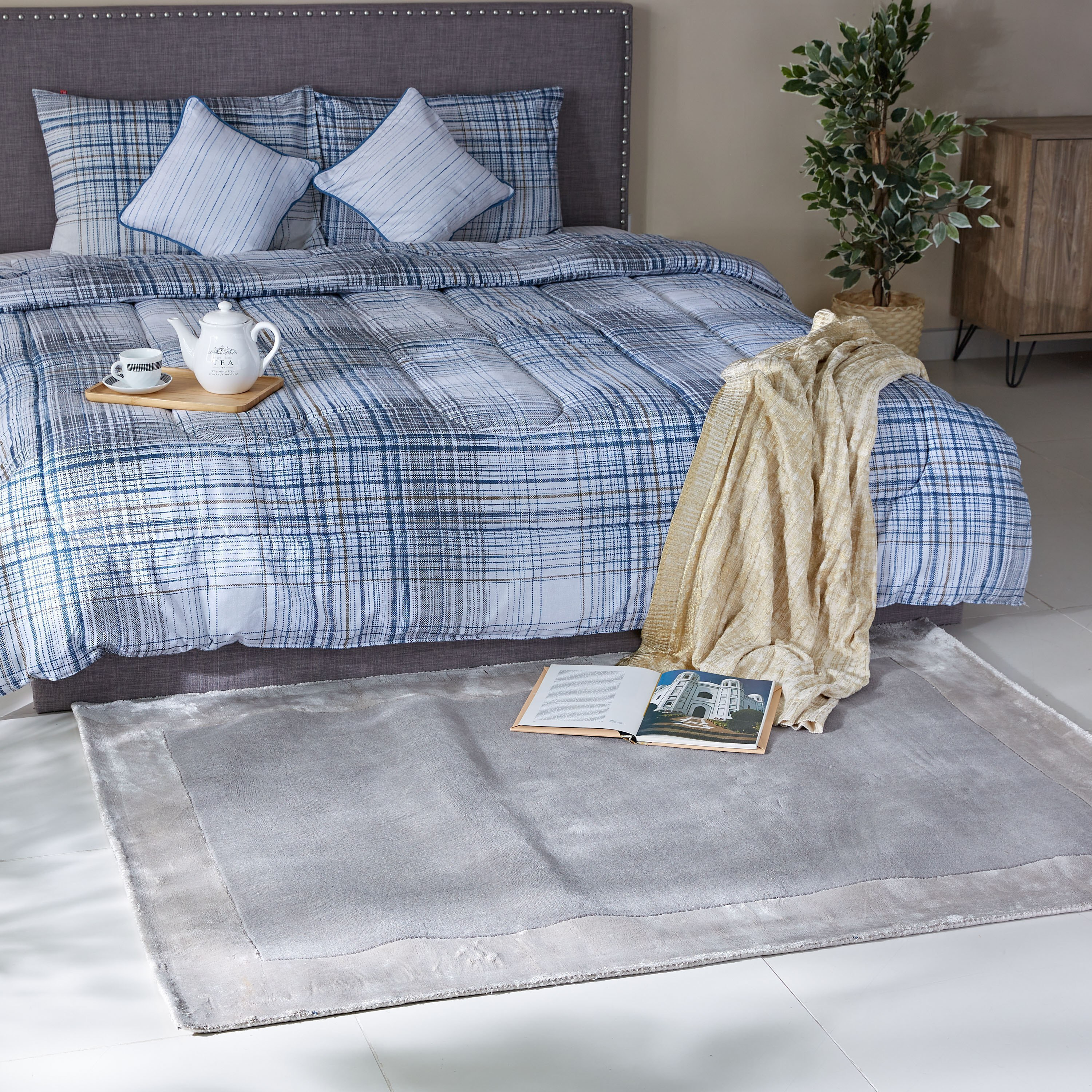 سجادة من الصوف والفسكوز صناعة يدوية من أسكوت - 170x120 سم-hbxdecorandfurnishings-floorcoverings-rugs-image-4