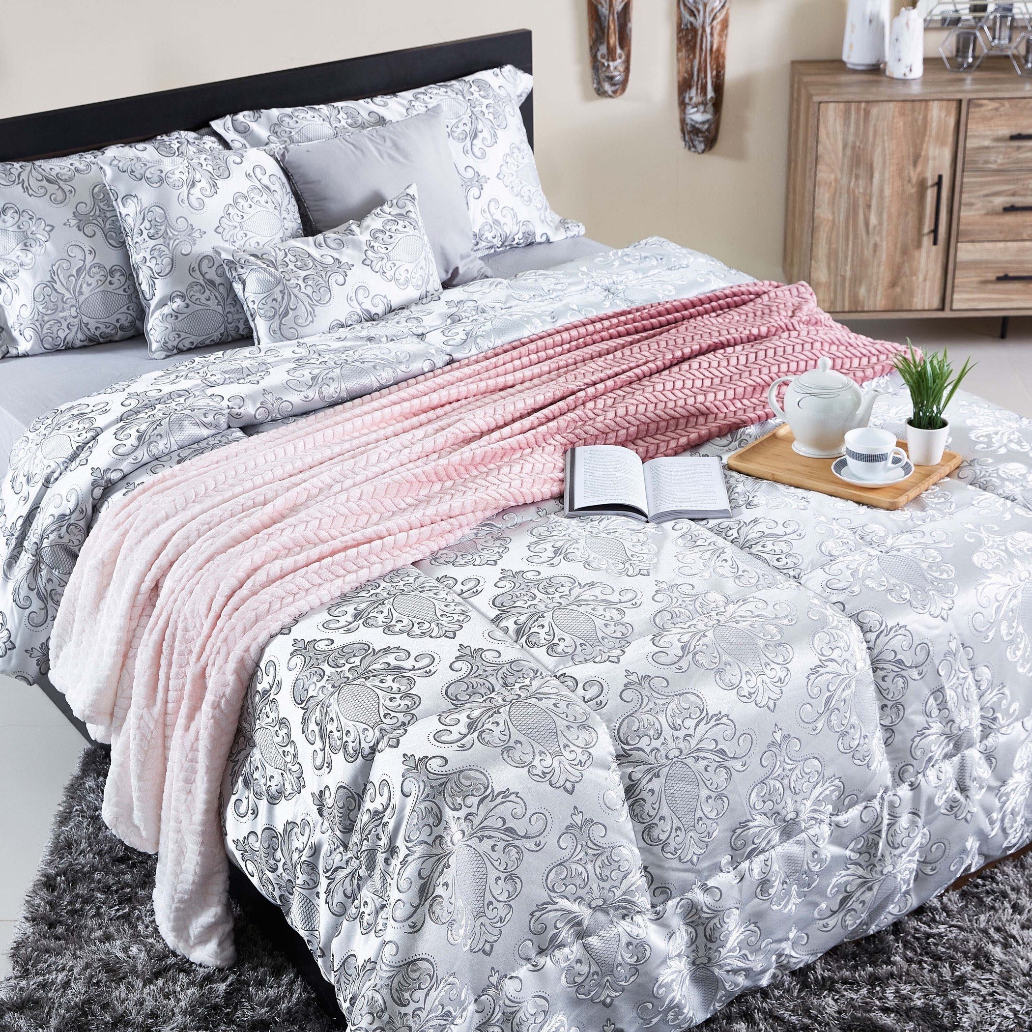 بطانية ريش فلانيل مقاس كينج - 200x220 سم-hbxhomeware-hbxbedroom-image-4