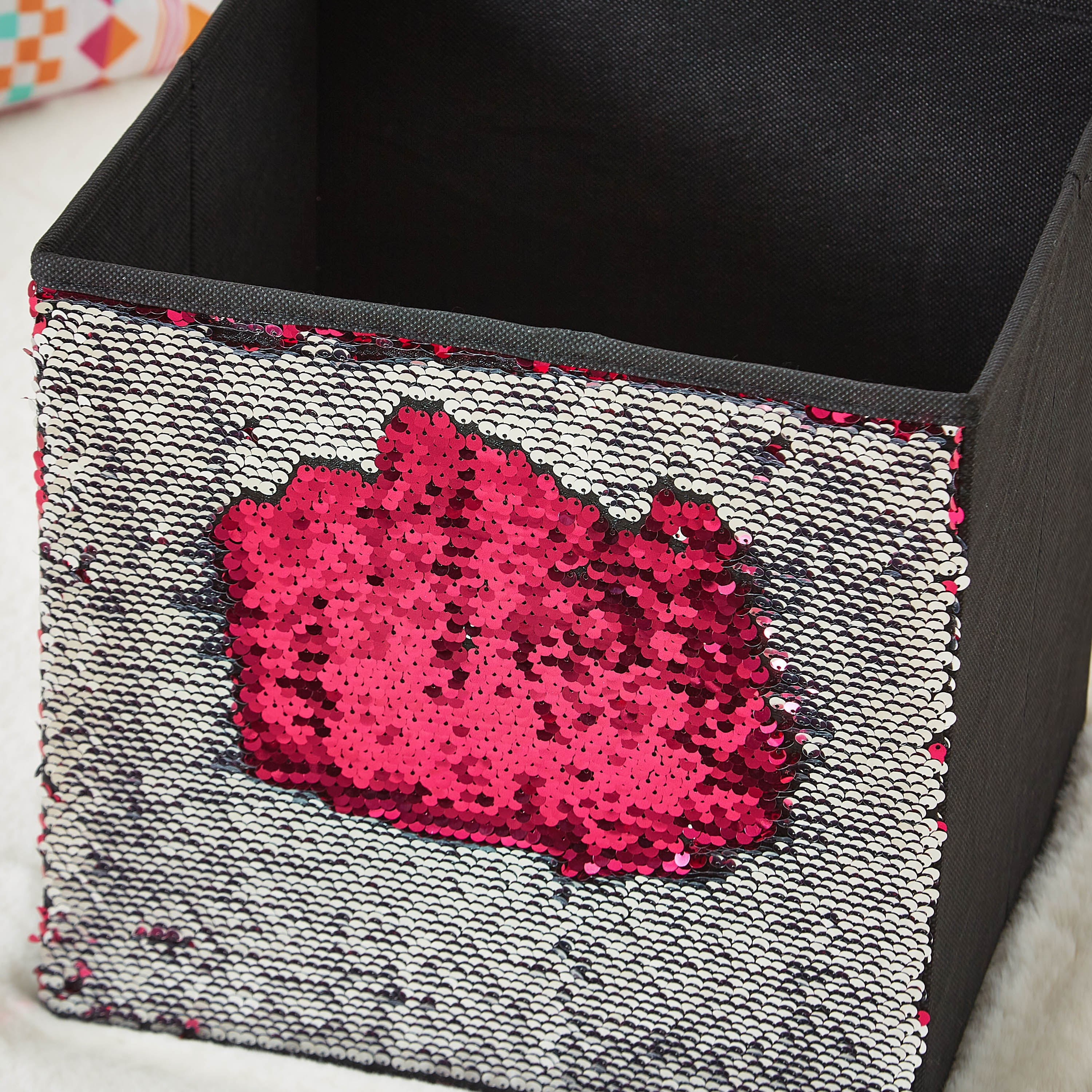 Glitz Two Way Sequins Fabric Storage Box-hbxhomeware-hbxkidsandyouth-image-3