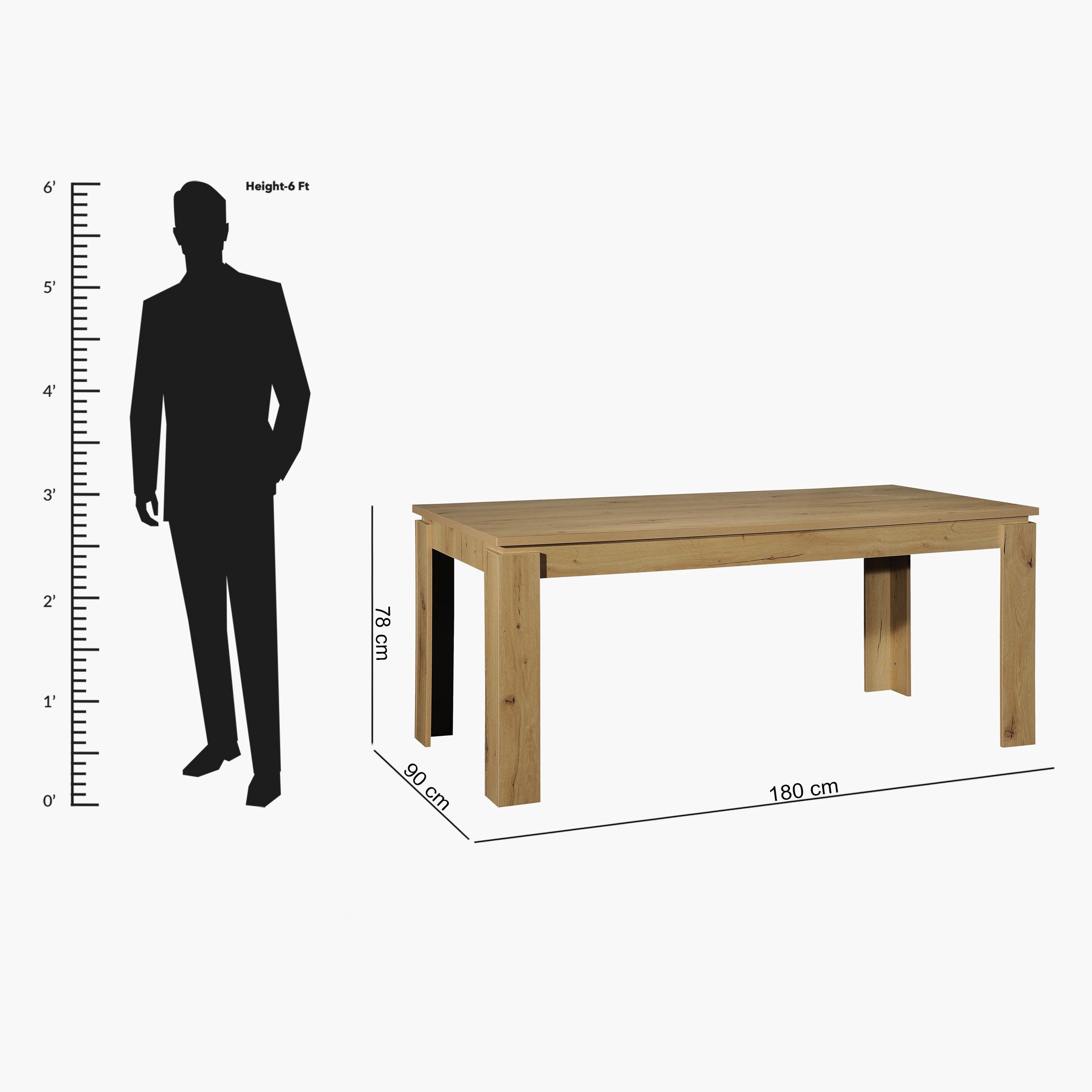 طاولة سفرة 6 مقاعد من بالي-hbxdiningroom-diningtablesandsets-diningtables-sixseater-image-7