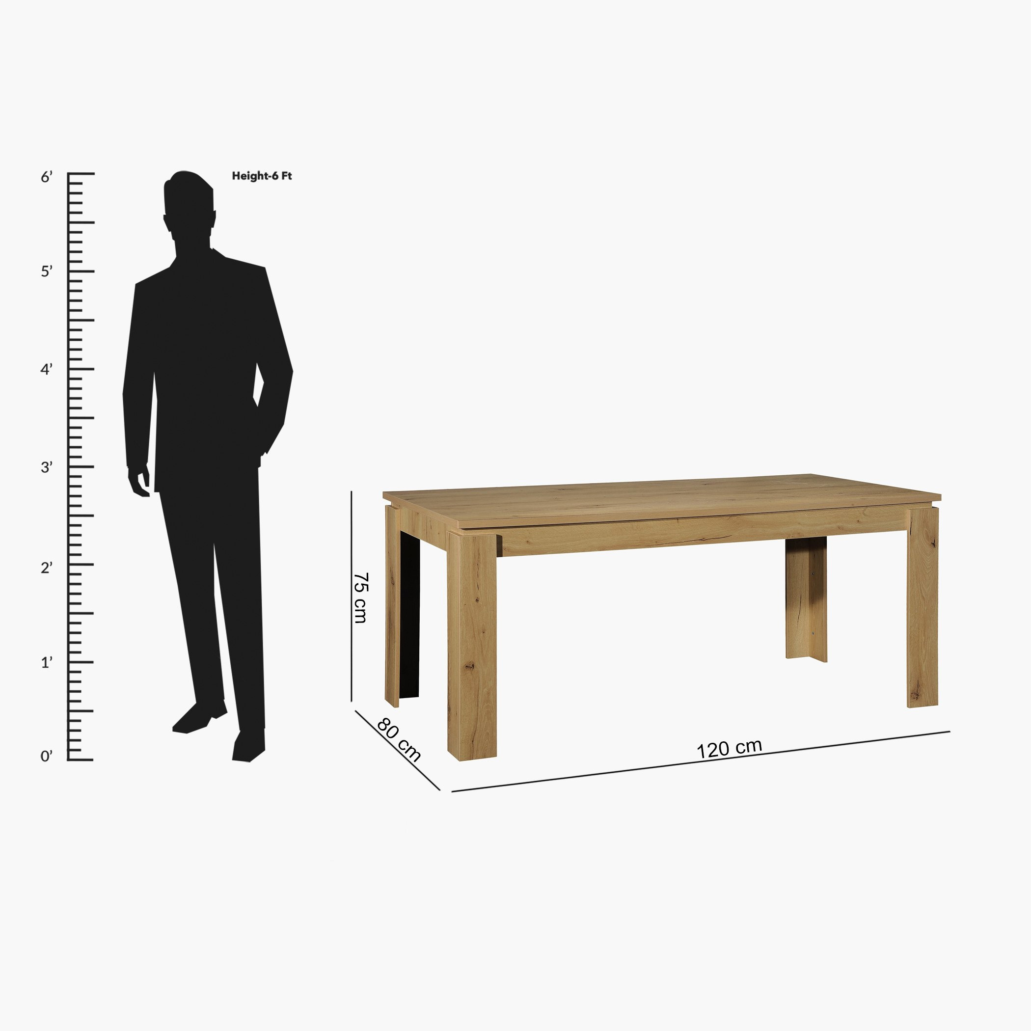 طاولة سفرة لـ4 مقاعد من بالي-hbxfurniture-diningtablesandsets-diningtables-fourseater-image-13