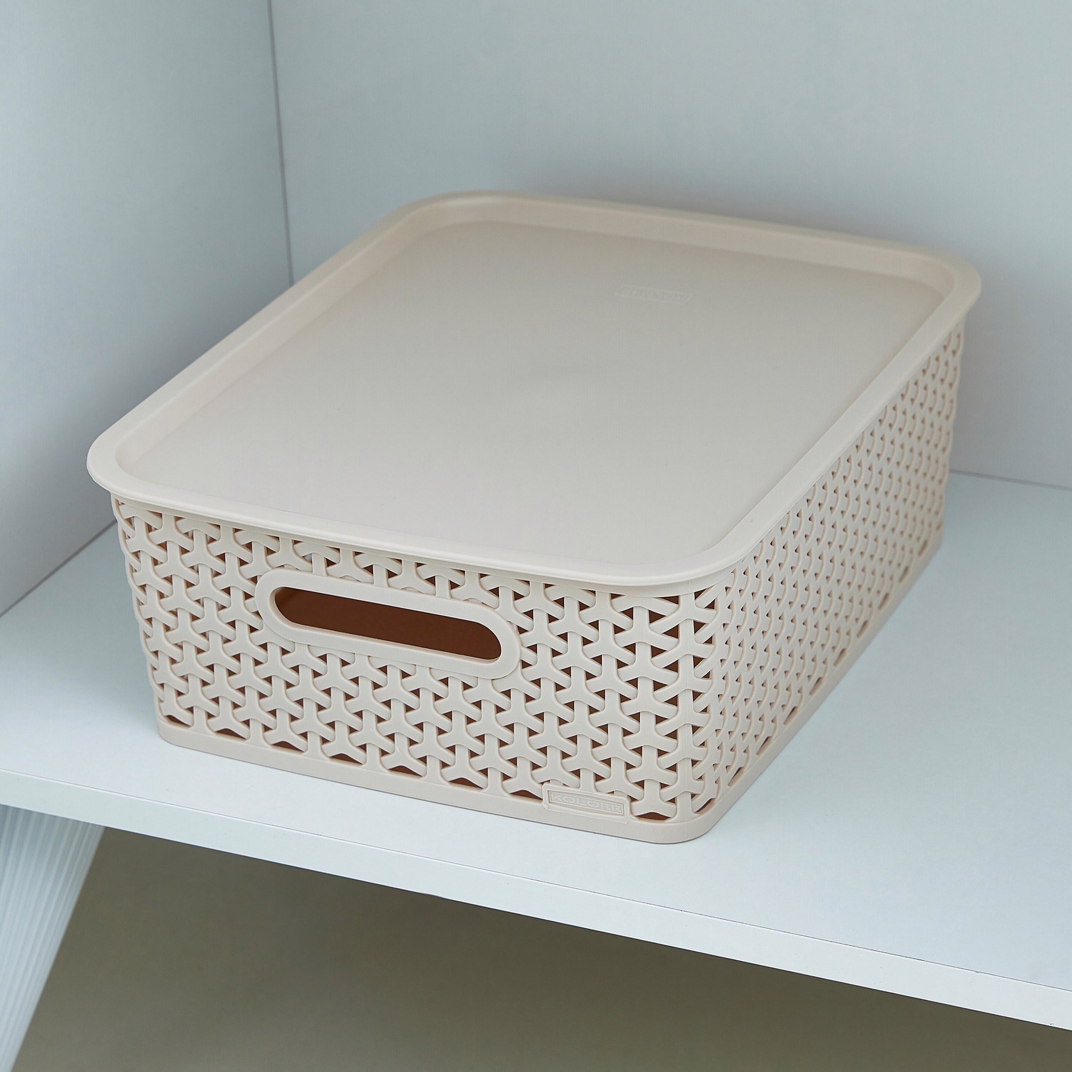 Spectra Royal Basket with Lid - 30x37x13 cm-hbxbedroom-bedroomaccessories-bedroomstorage-image-4