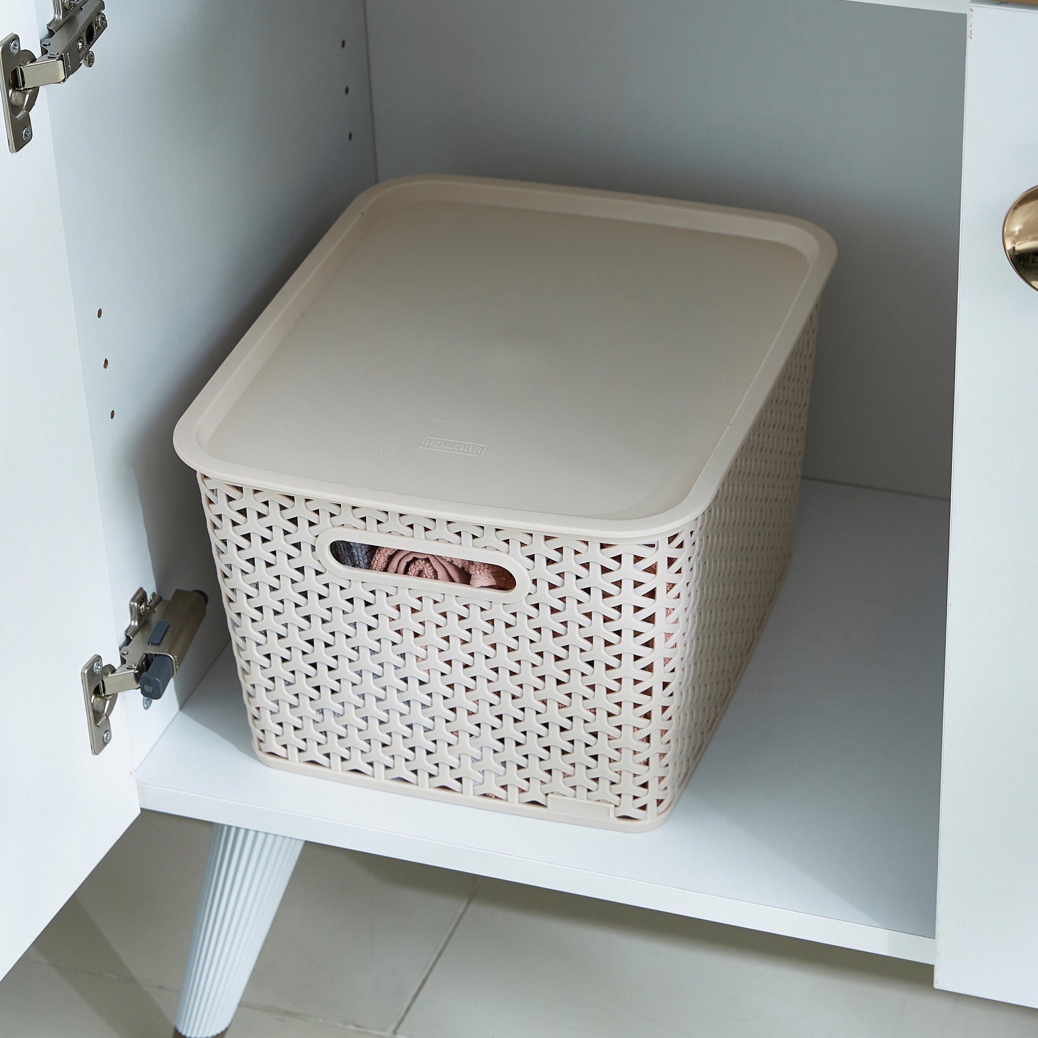 سلة رويال بغطاء من سبكترا - 37 × 20 × 22 سم-hbxbedroom-bedroomaccessories-bedroomstorage-image-3