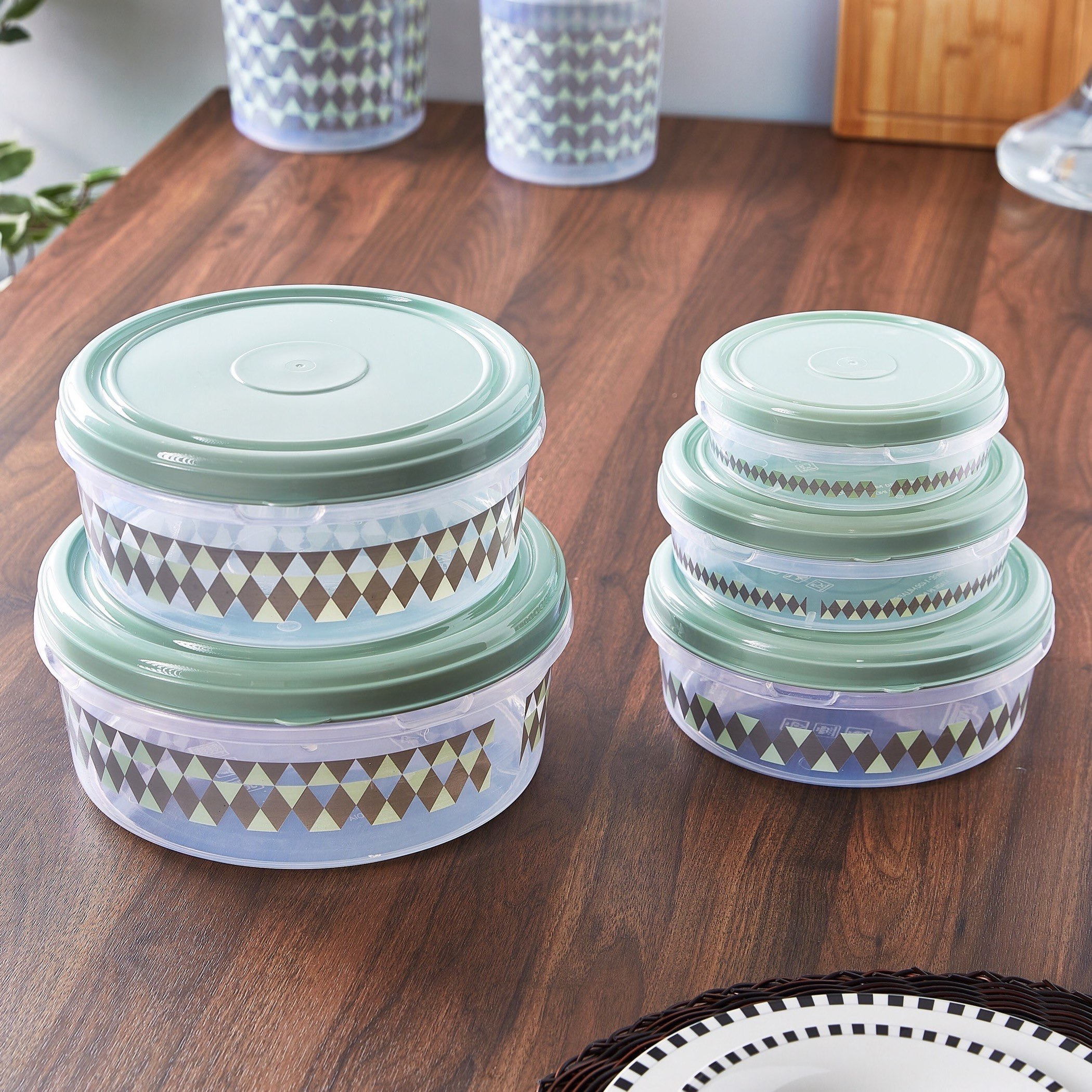 Spectra Saphire 5-Piece Print Container Set-hbxhomeware-hbxkitchen-image-1