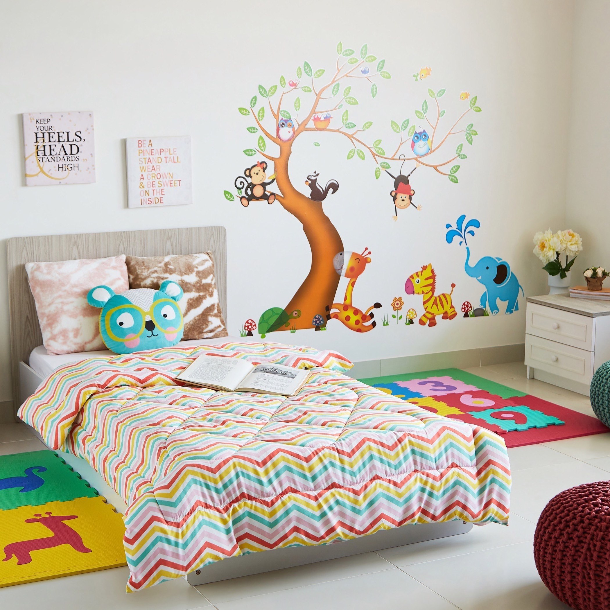 لحاف فردي بطبعات شيفرون - 135×220 سم-hbxhomeware-hbxkidsandyouth-image-6