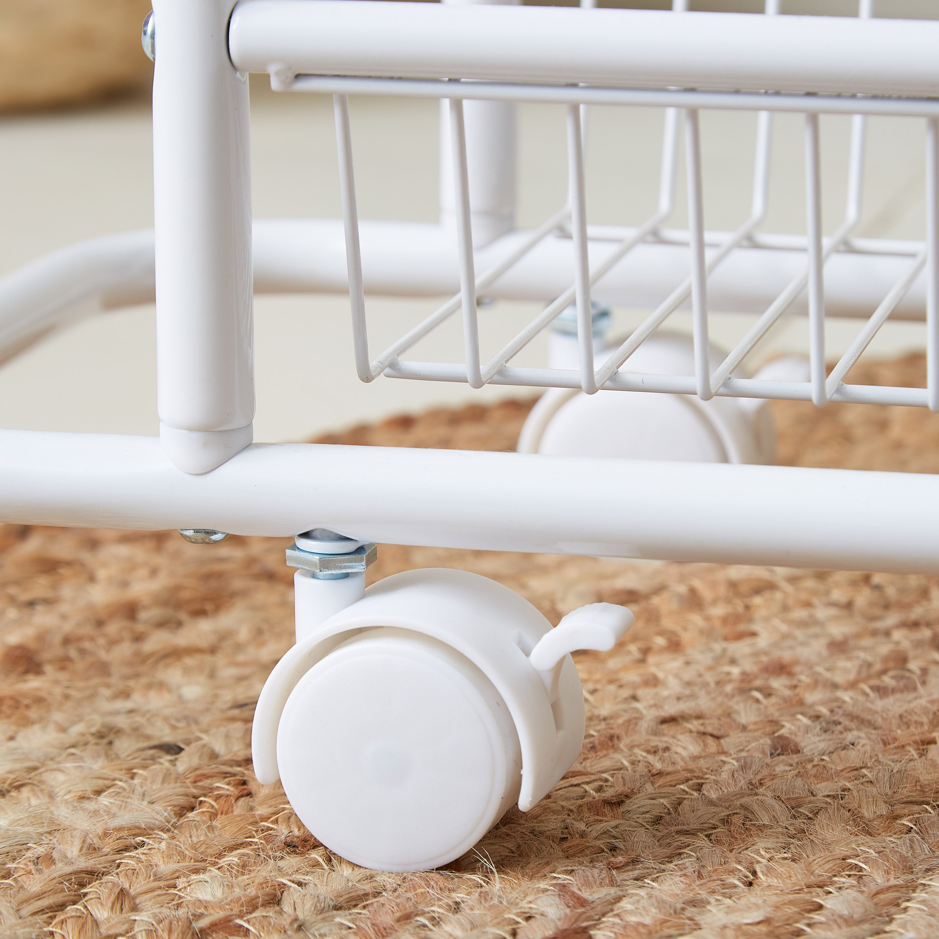 رف معدني من 3 طبقات مع شنطة غسيل من إيبيس - 69 × 22 × 75 سم-hbxbathroom-bathroomstorage-laundryhampers-image-4